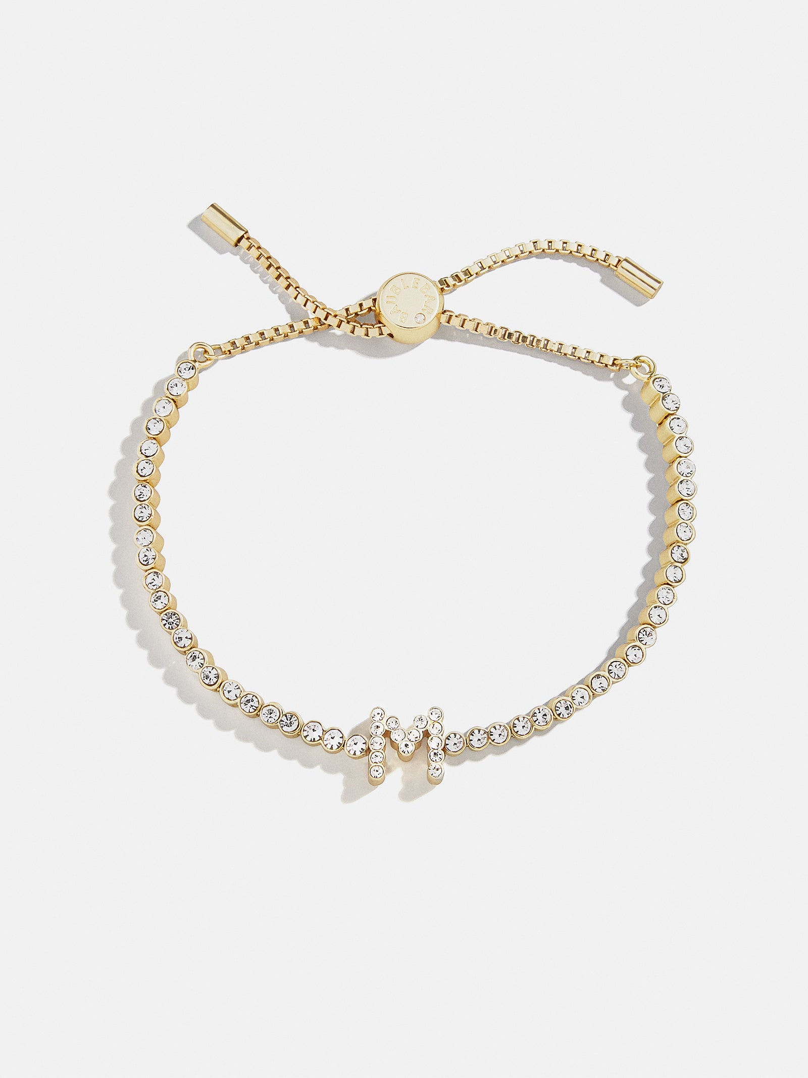 Tennis Initial Bracelet - Gold/Pav?? - Image 16