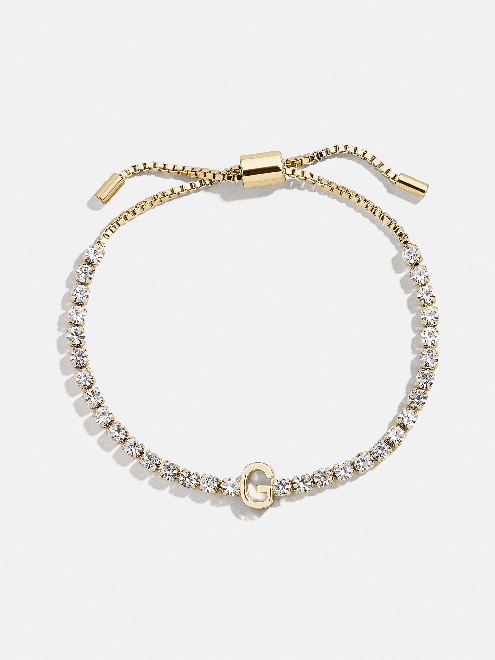 Lyanna Initial Tennis Bracelet - Gold/Pav?? - Image 10