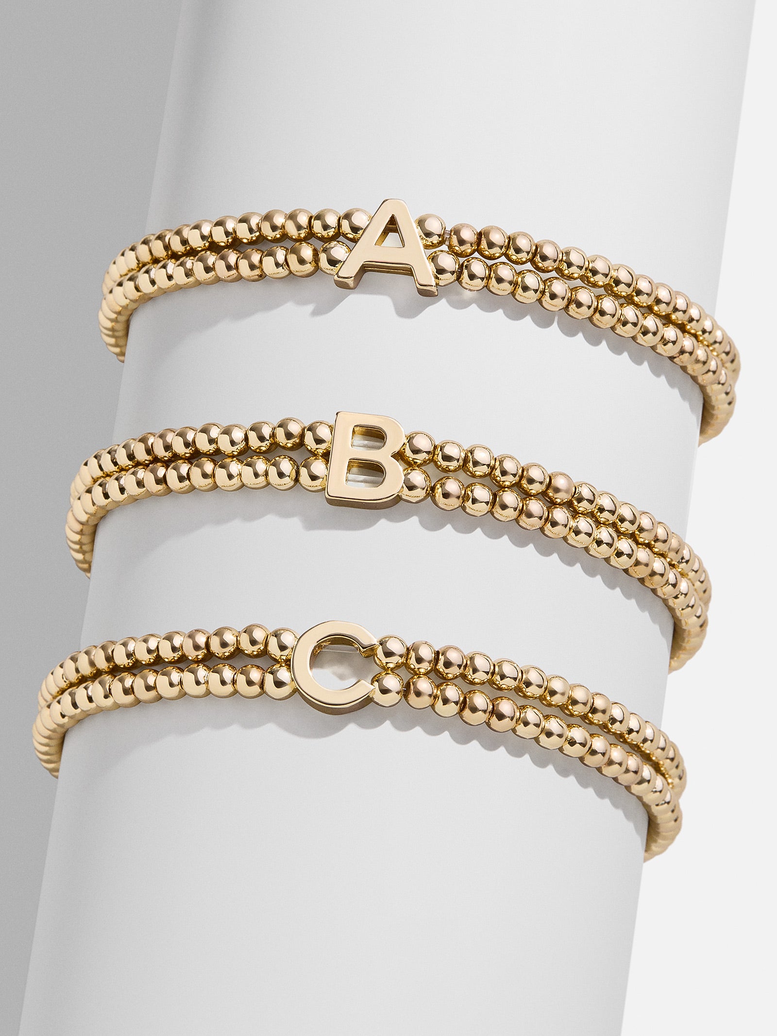 Ivy Initial Pisa Bracelet - Gold - Image 3