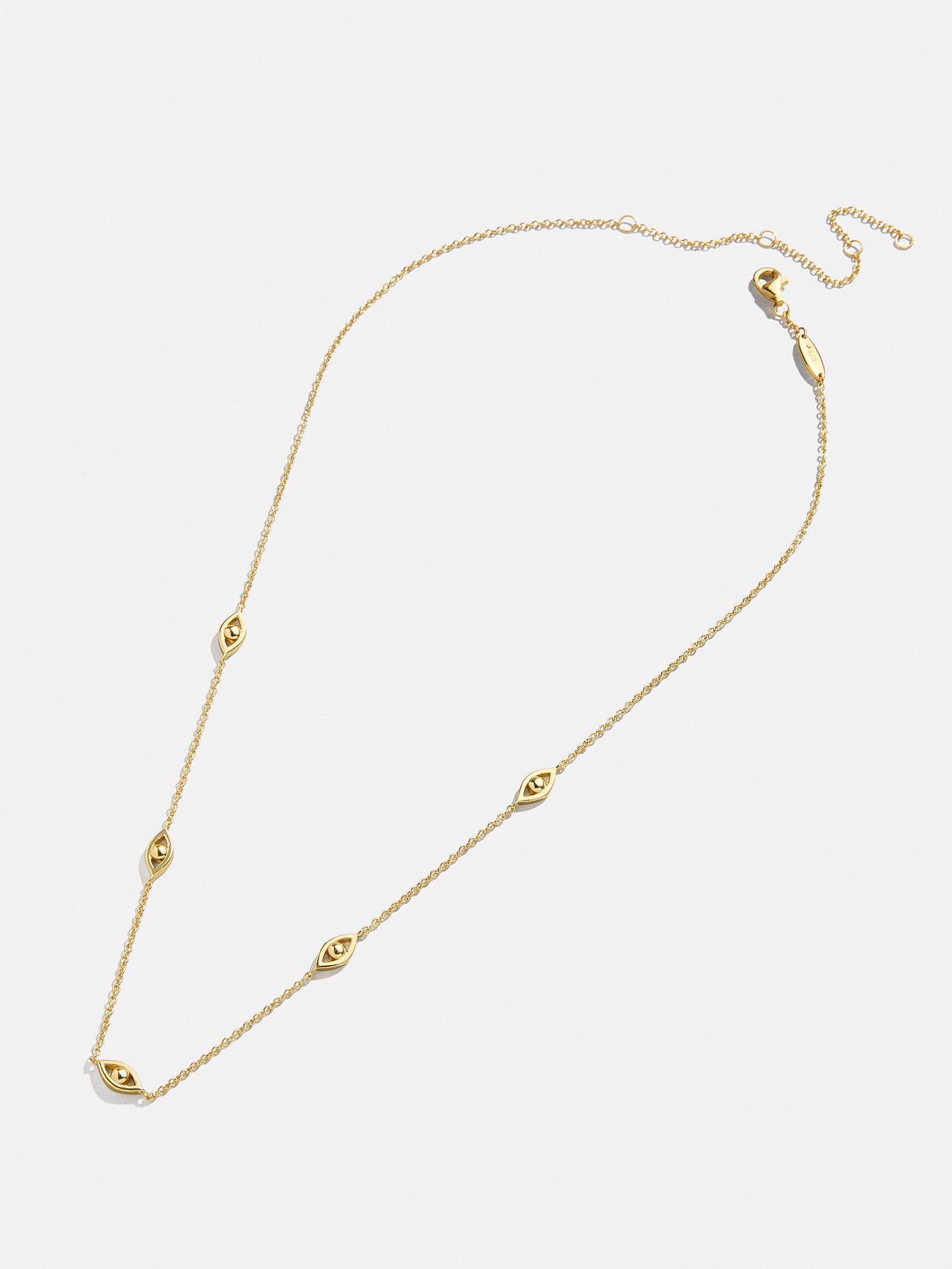 18K Gold Evil Eye Necklace - Evil Eye - Image 3