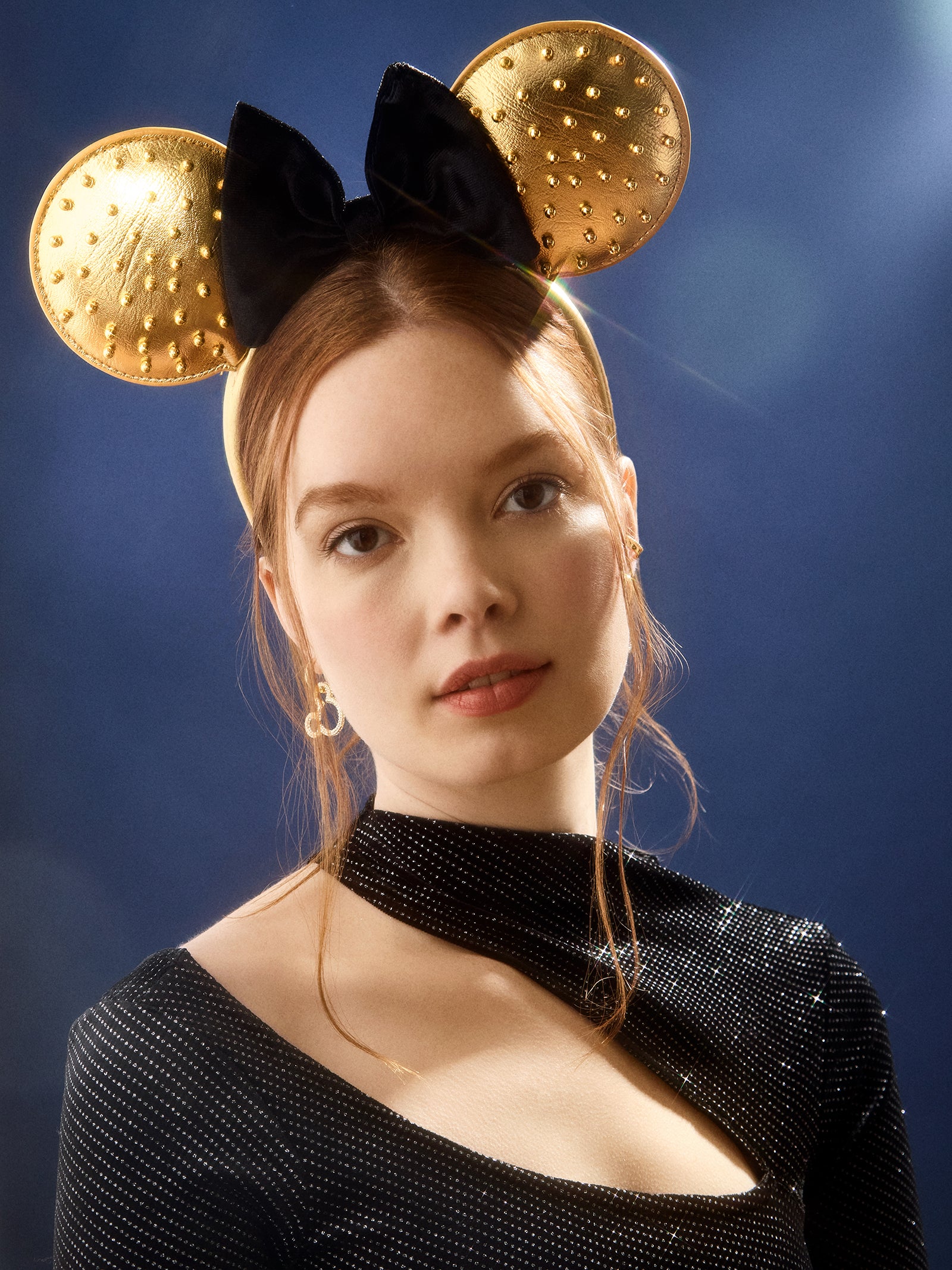 Disney Minnie Mouse Party Ears Headband - Minnie Mouse Gold Party Ears - Image 2