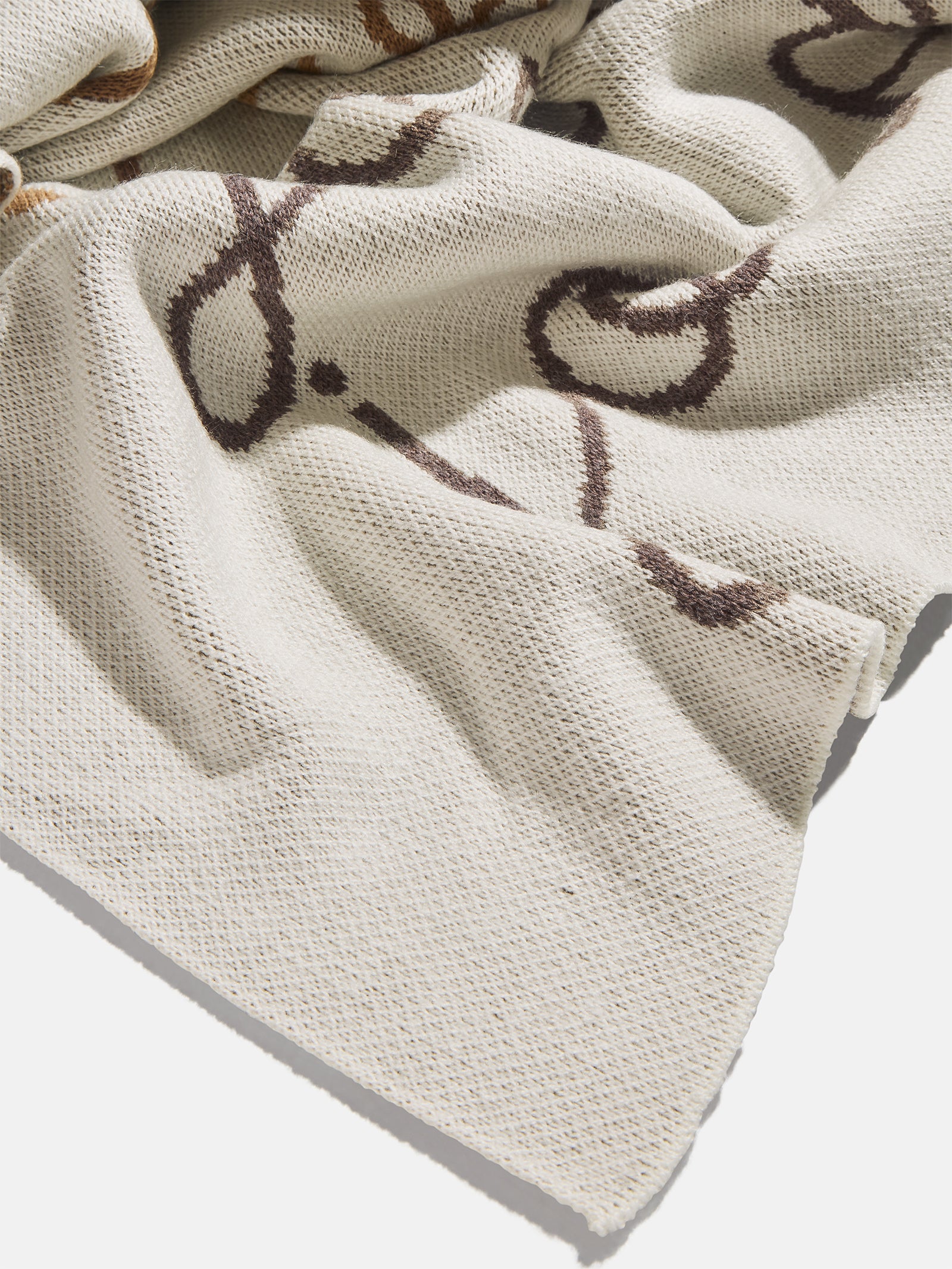 Script Ombre Name Custom Blanket - Beige/Brown - Image 4