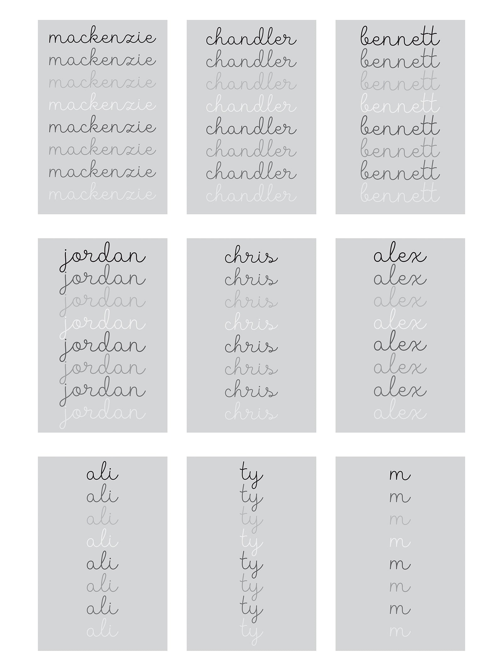 Script Ombre Name Custom Blanket - Denim/Light Blue - Image 7