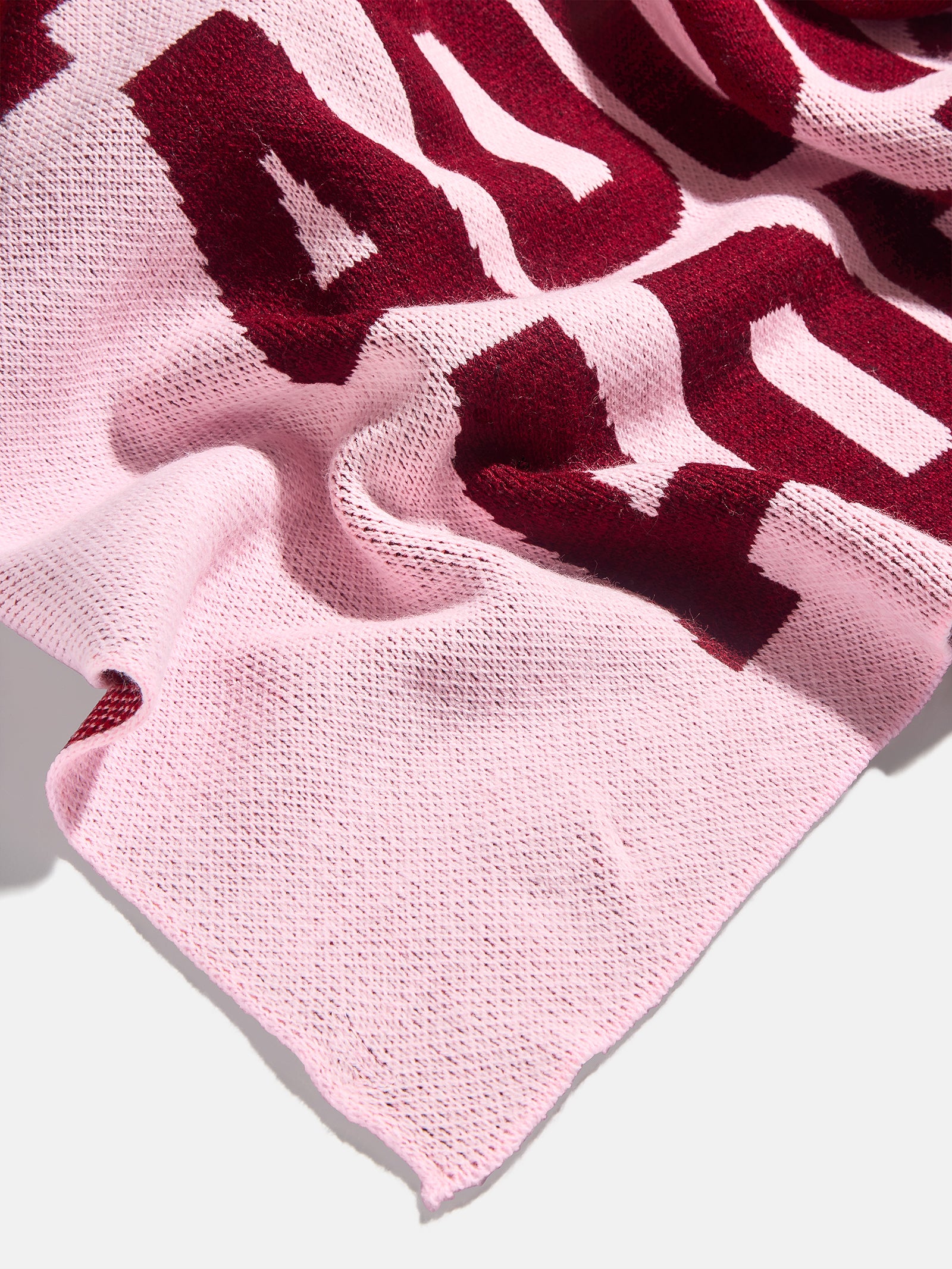 Ombre Name Custom Blanket - Red/Pink - Image 3