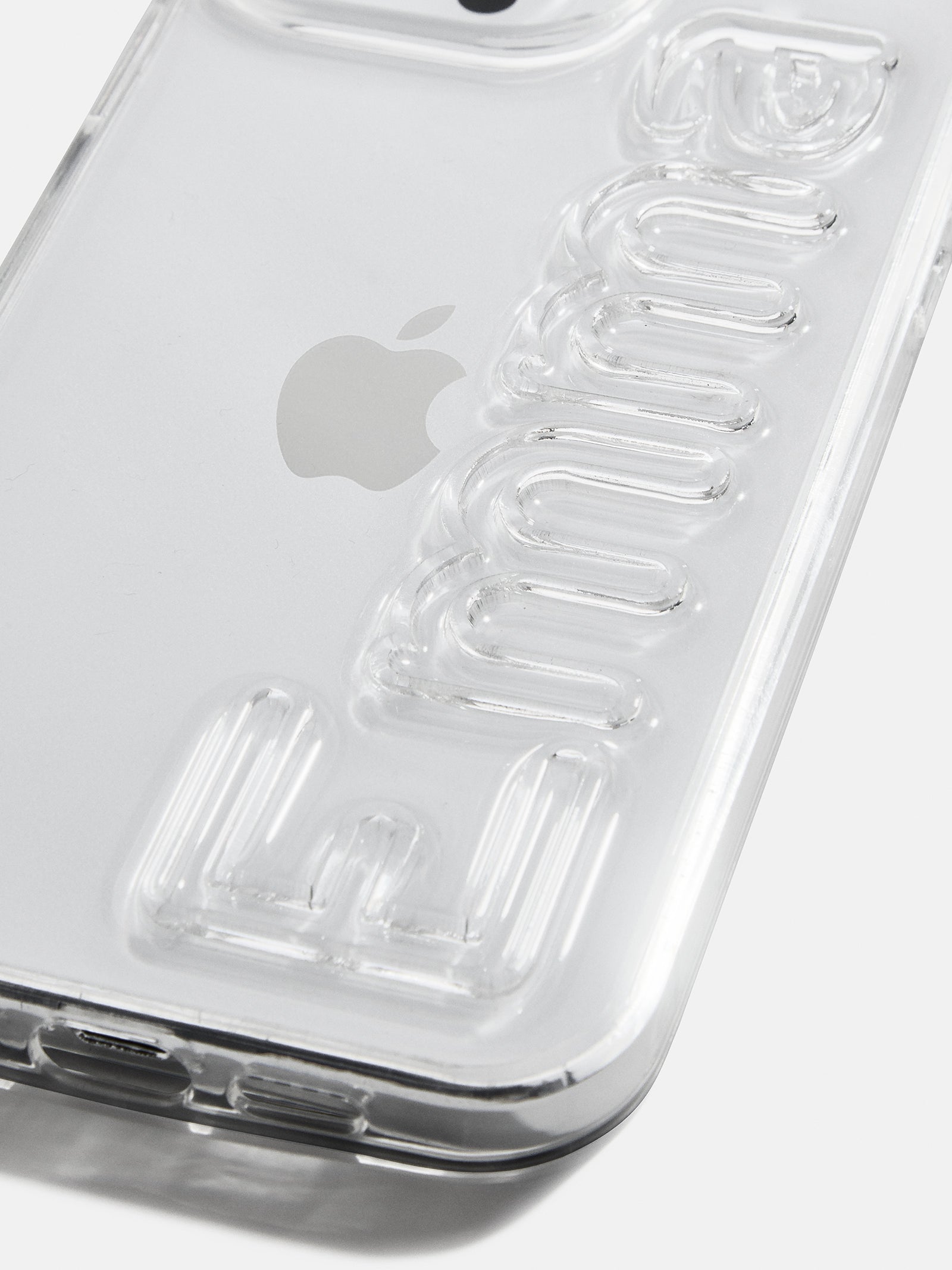 Fine Line Custom iPhone Case - Clear - Image 2