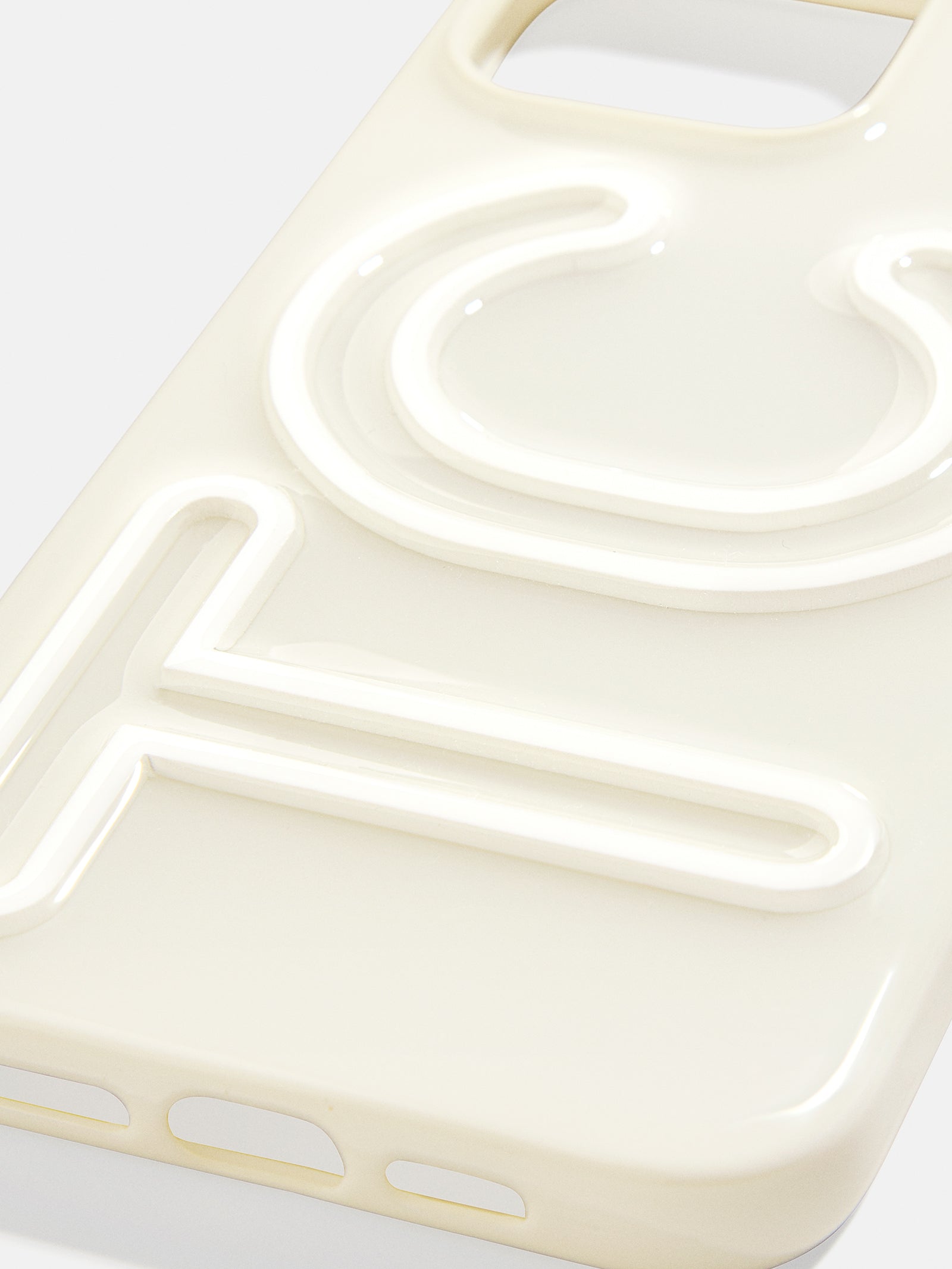 Fine Line Custom iPhone Case - White - Image 2