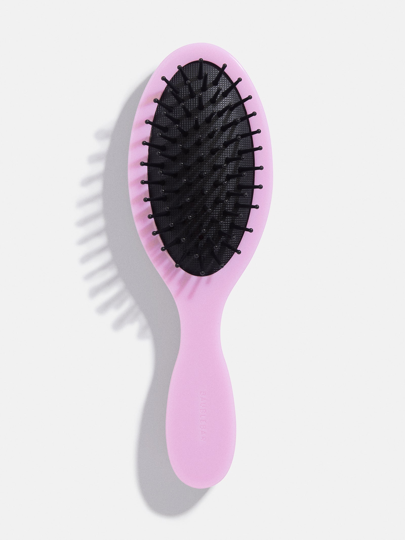 Mini Block Font Custom Hair Brush - Light Purple/Red - Image 4