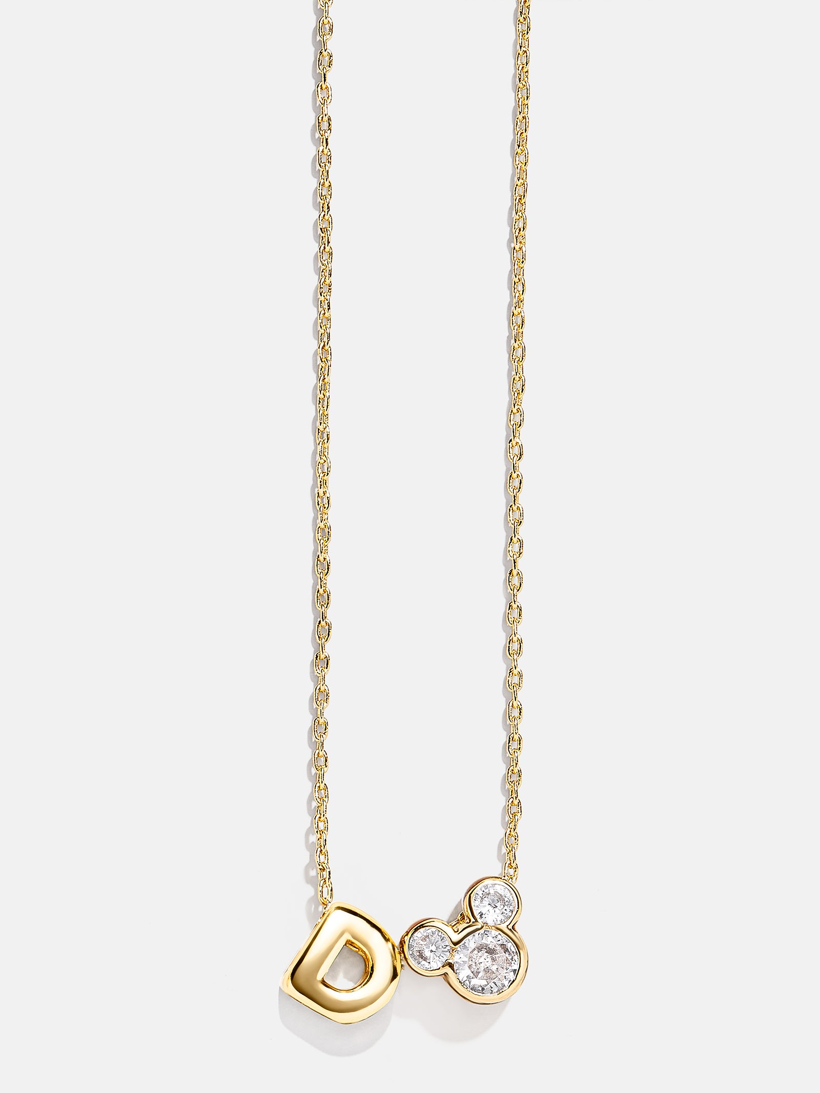 Disney Mickey Mouse Initial Necklace - Gold/Pav?? - Image 6