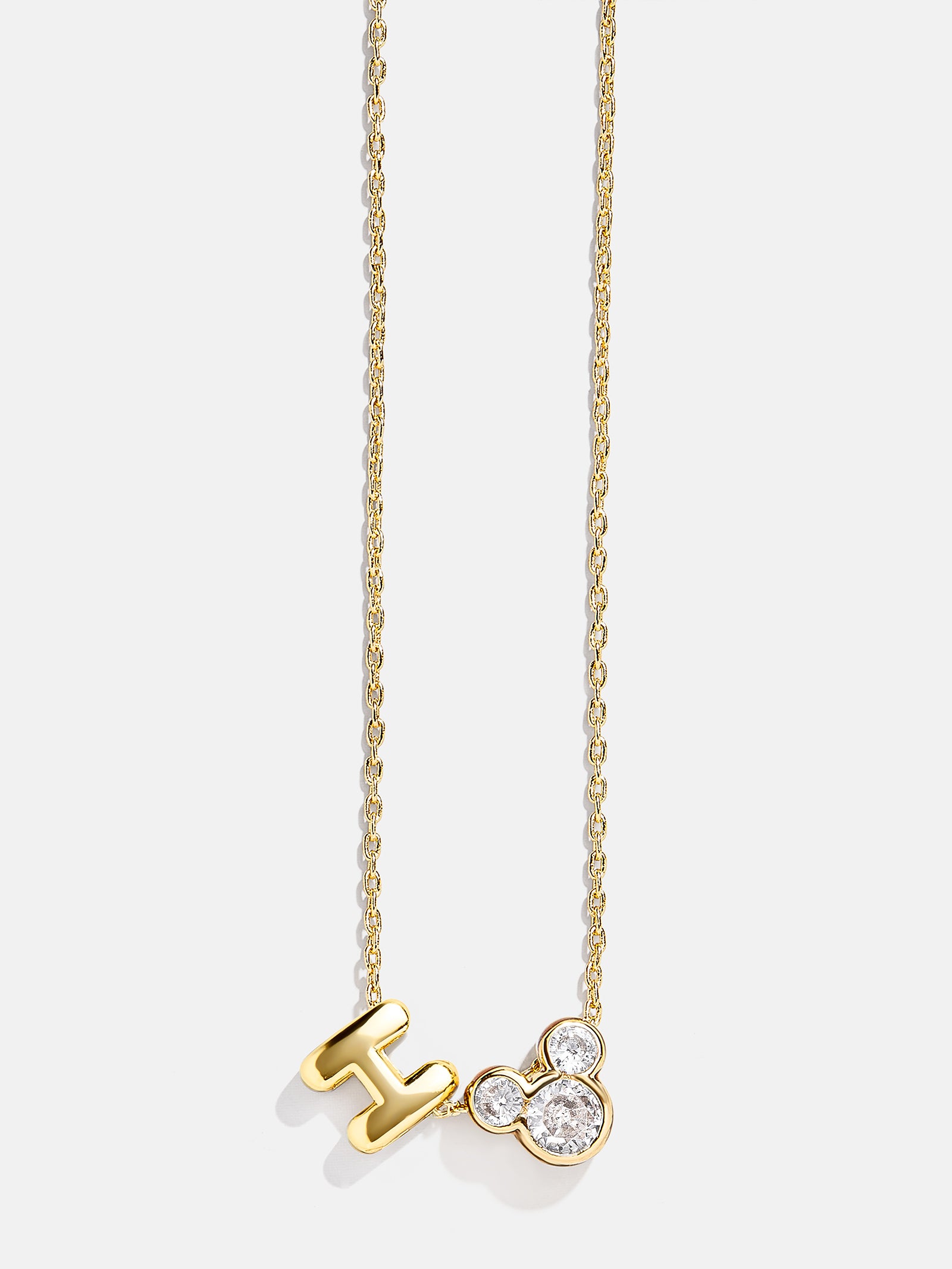 Disney Mickey Mouse Initial Necklace - Gold/Pav?? - Image 10