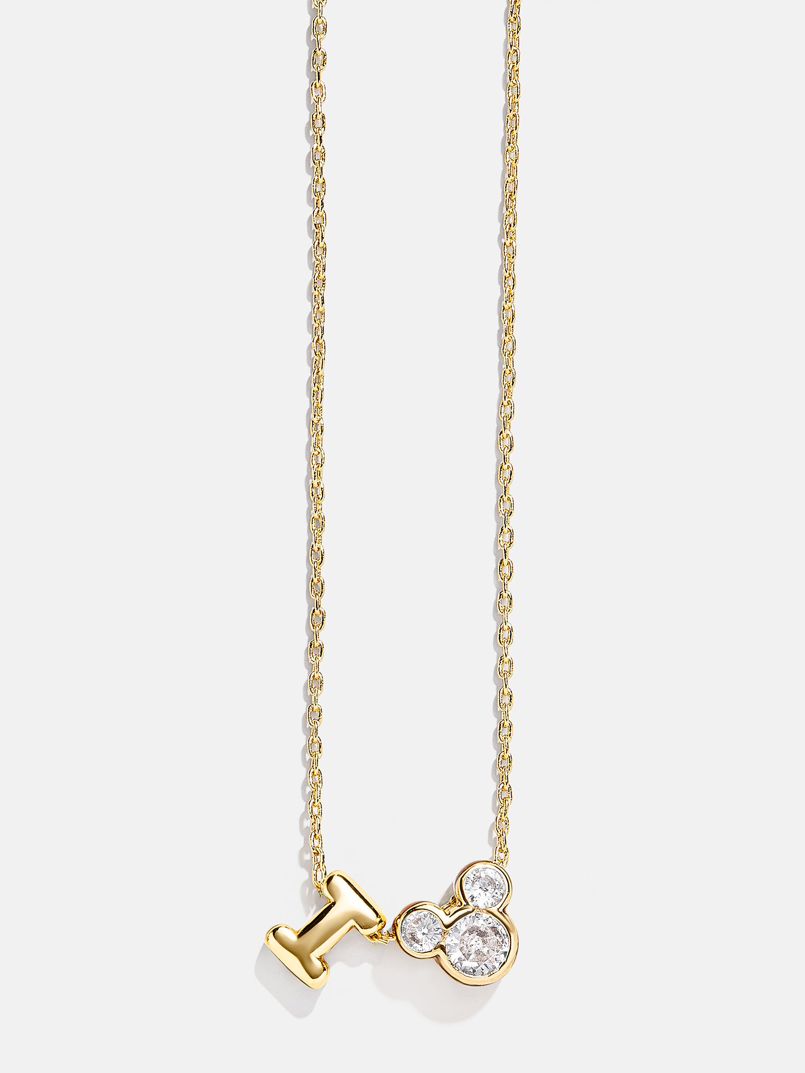 Disney Mickey Mouse Initial Necklace - Gold/Pav?? - Image 11