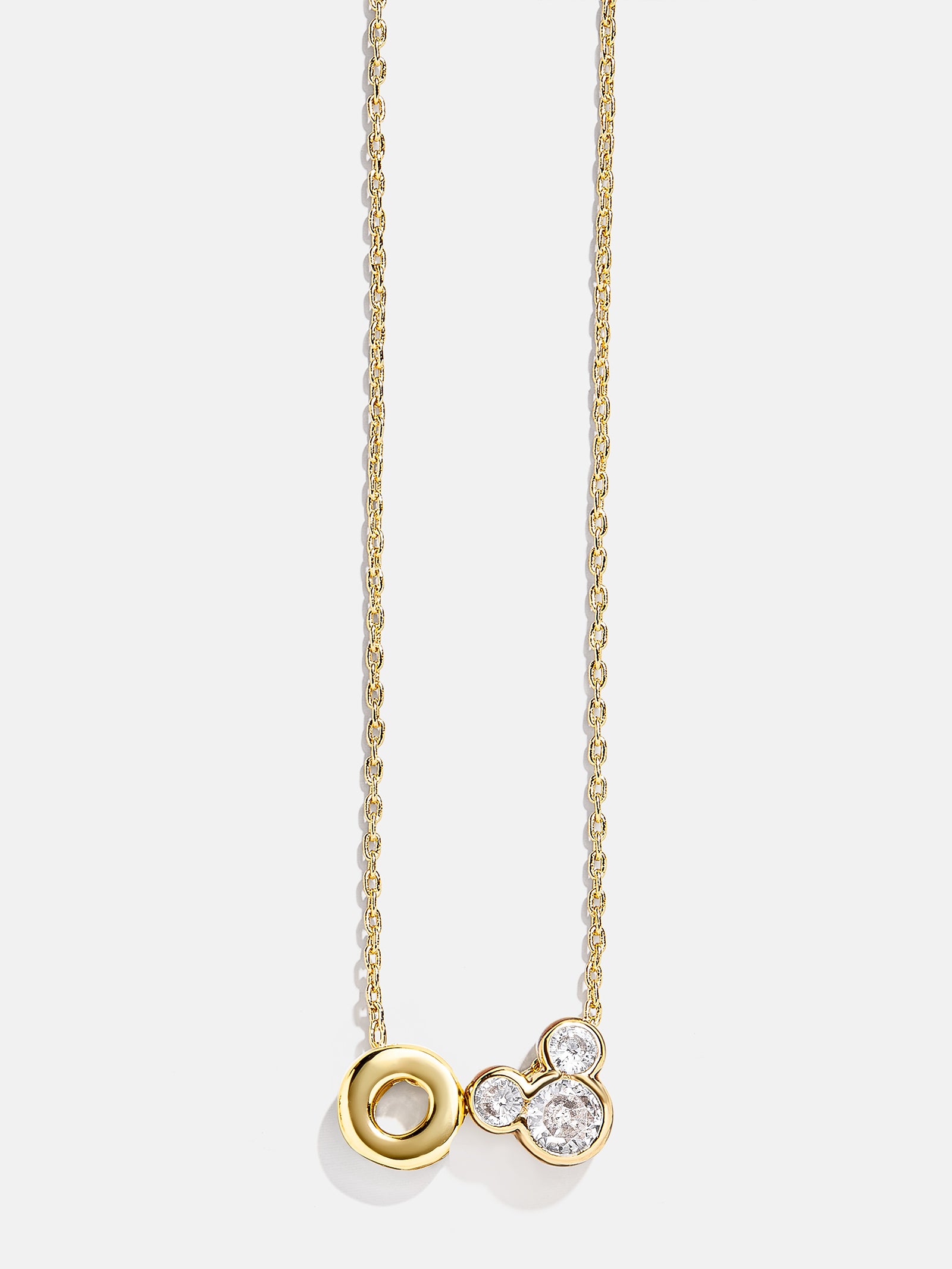 Disney Mickey Mouse Initial Necklace - Gold/Pav?? - Image 17