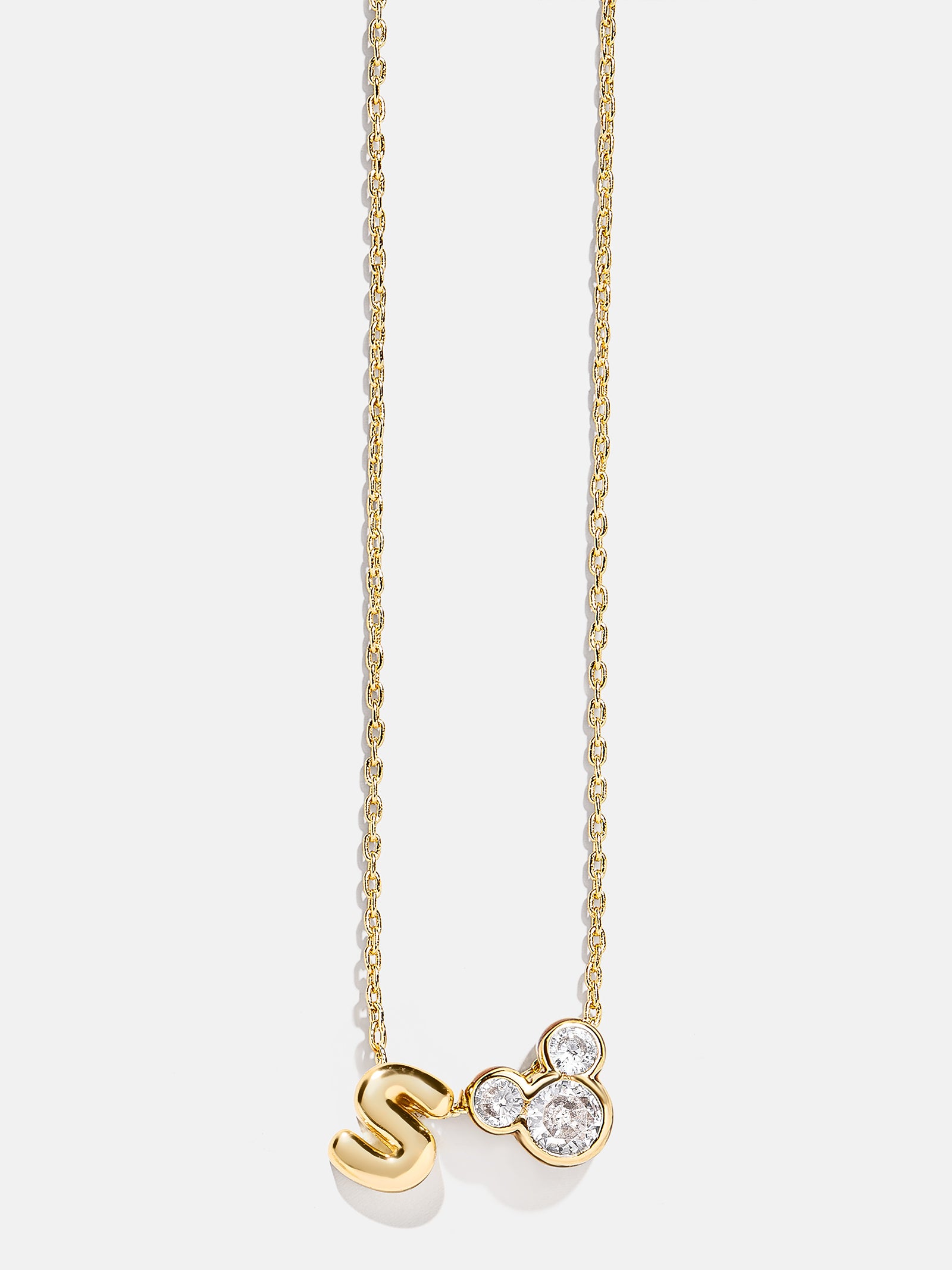 Disney Mickey Mouse Initial Necklace - Gold/Pav?? - Image 21