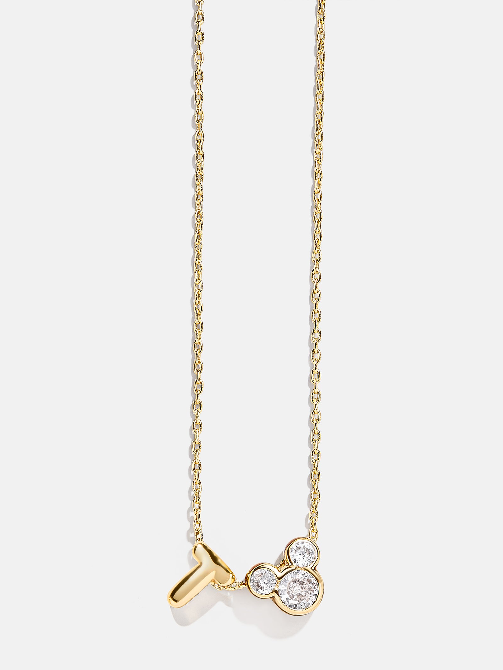 Disney Mickey Mouse Initial Necklace - Gold/Pav?? - Image 22