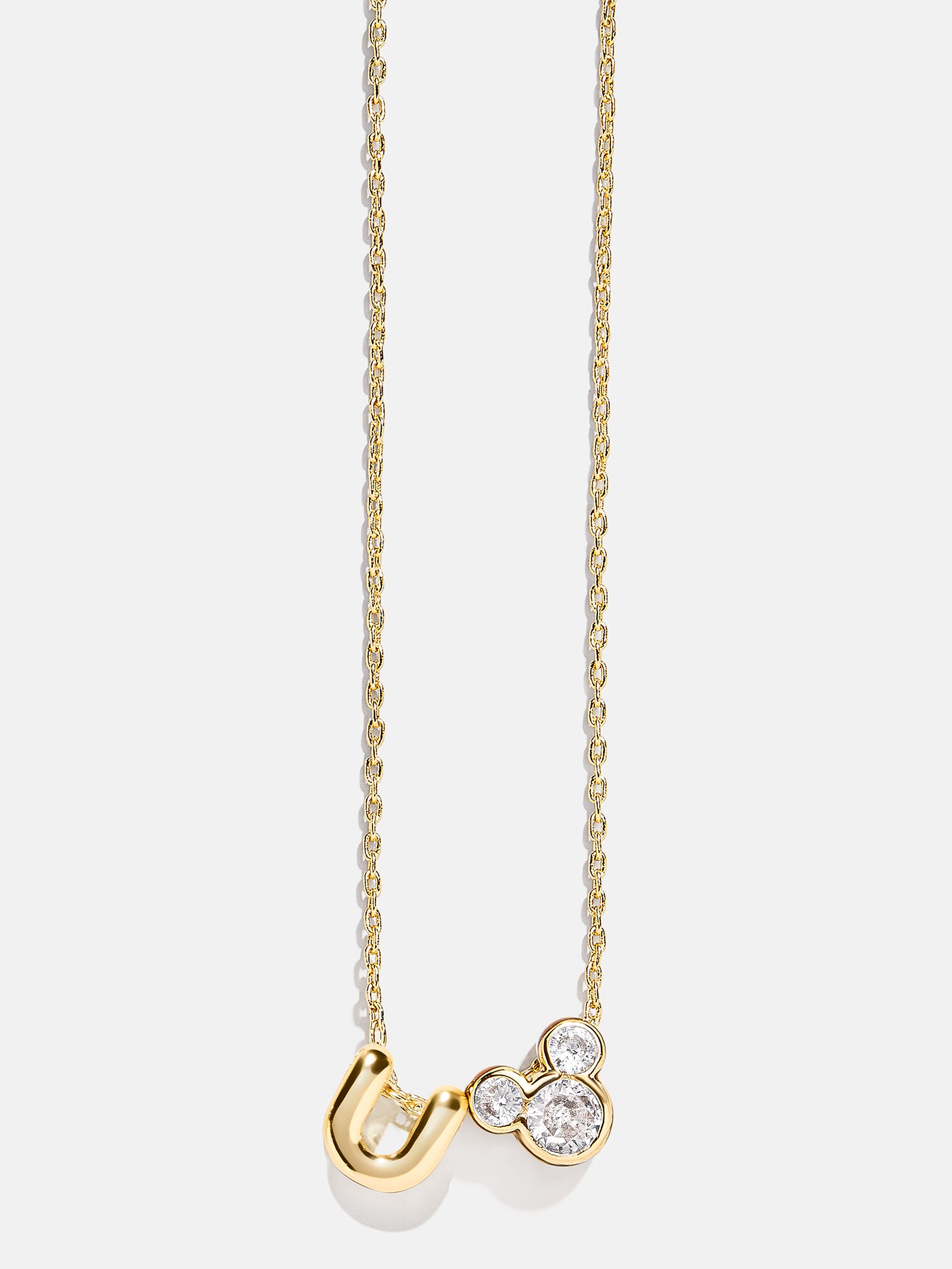 Disney Mickey Mouse Initial Necklace - Gold/Pav?? - Image 23