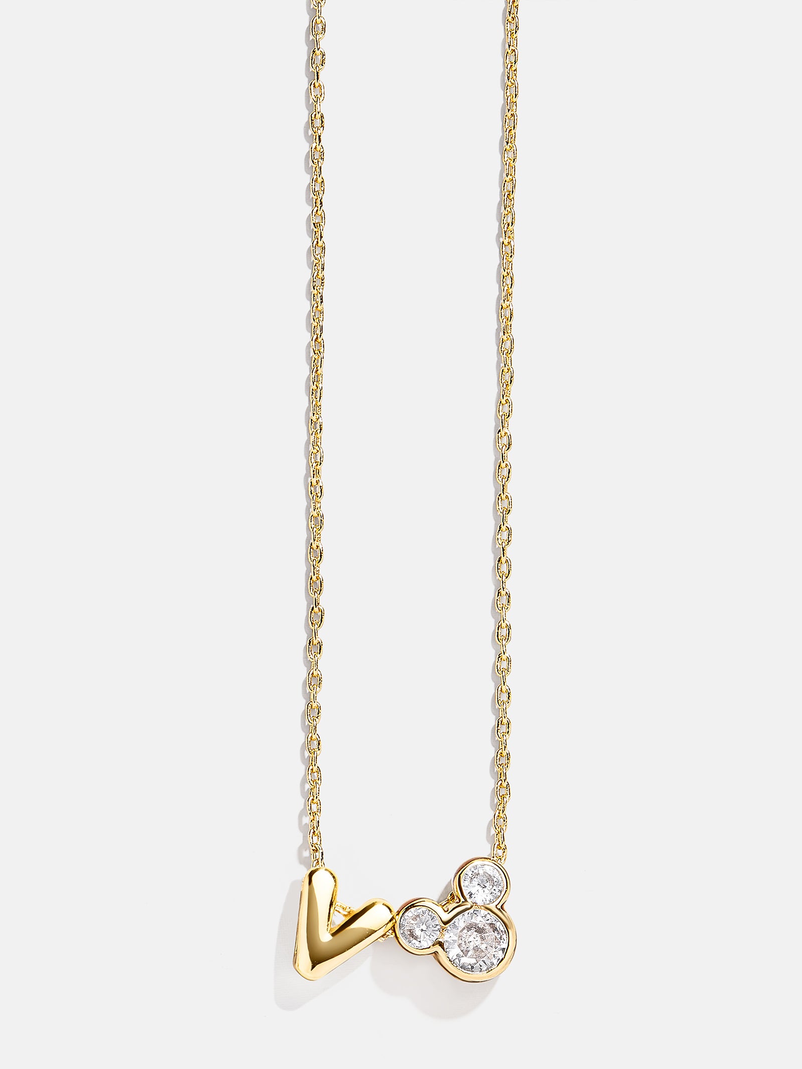 Disney Mickey Mouse Initial Necklace - Gold/Pav?? - Image 24