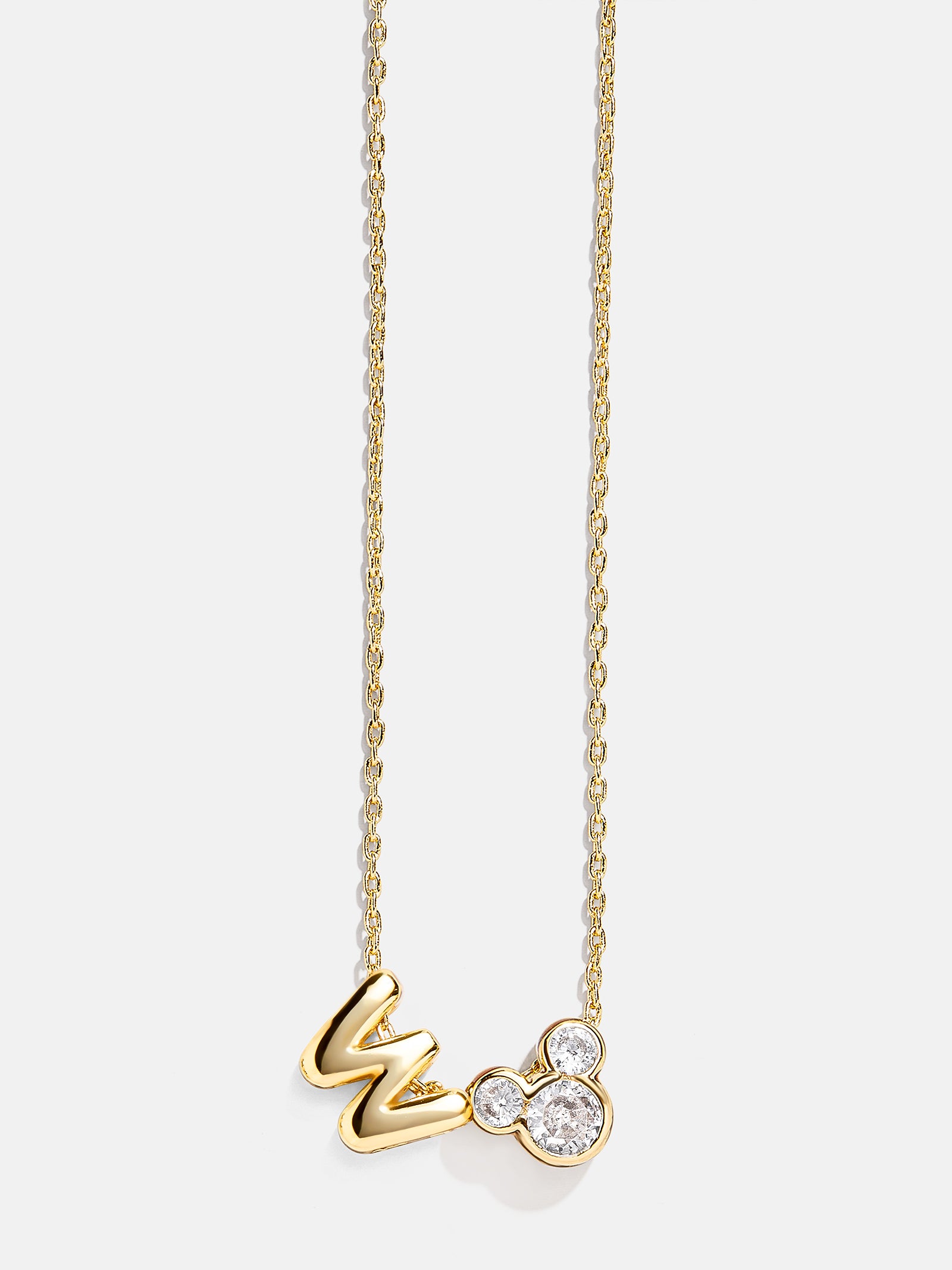 Disney Mickey Mouse Initial Necklace - Gold/Pav?? - Image 25