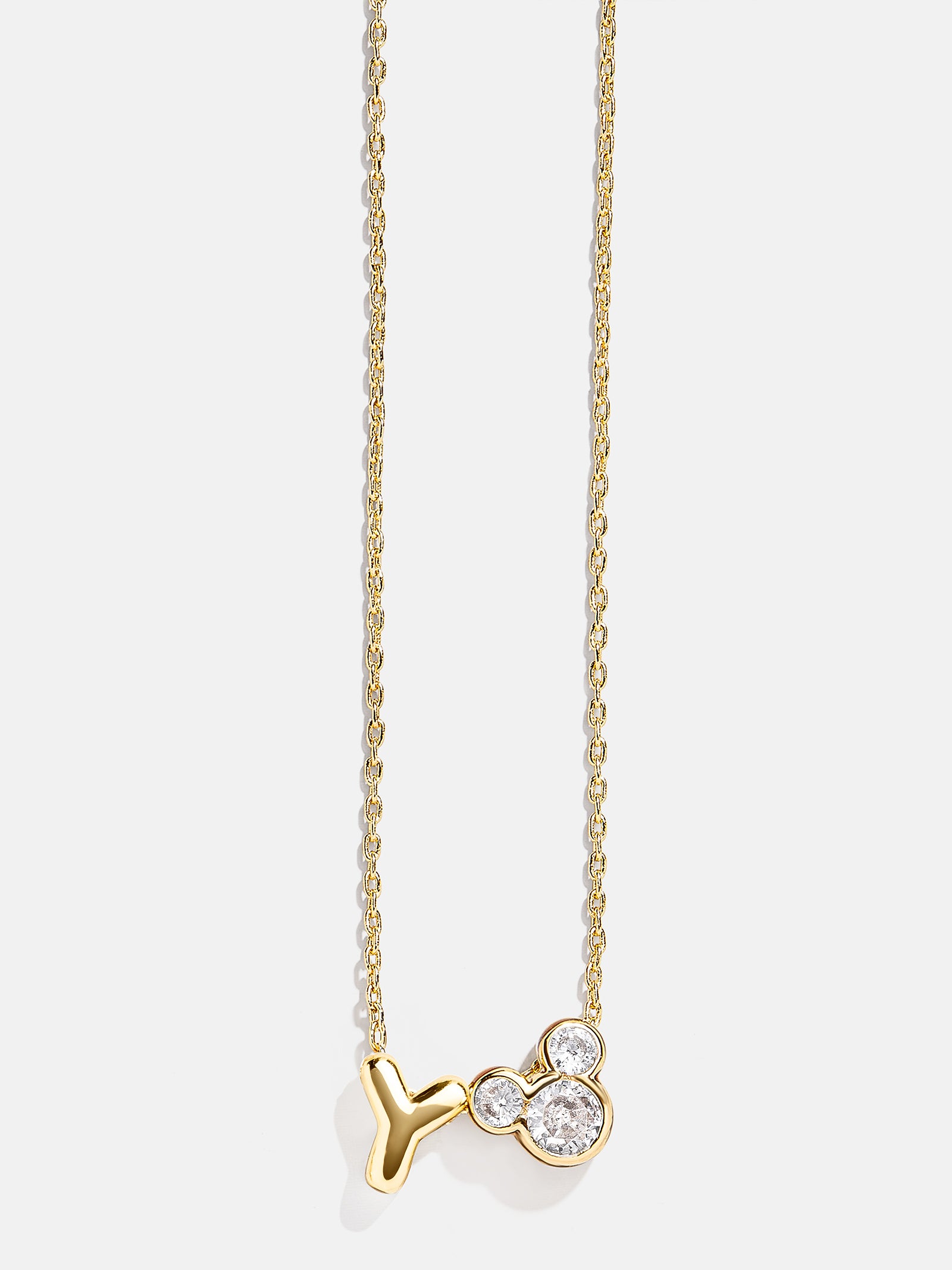 Disney Mickey Mouse Initial Necklace - Gold/Pav?? - Image 27