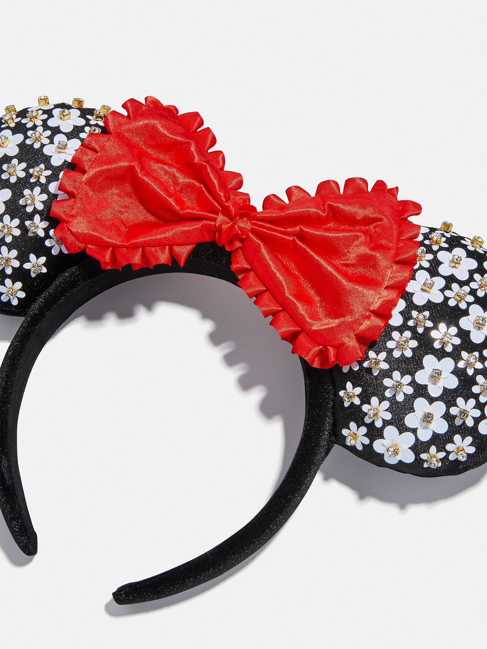 Disney Minnie Mouse White Floral Ears Headband - Minnie Mouse White Floral Ears - Image 3