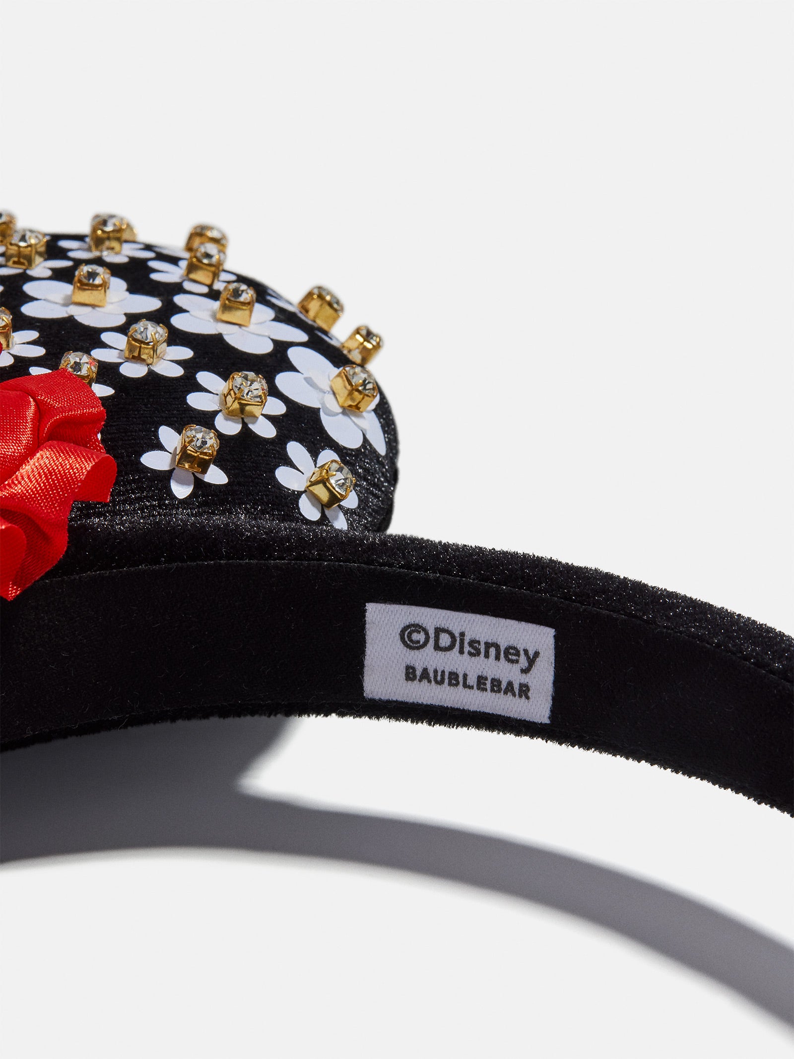 Disney Minnie Mouse White Floral Ears Headband - Minnie Mouse White Floral Ears - Image 5