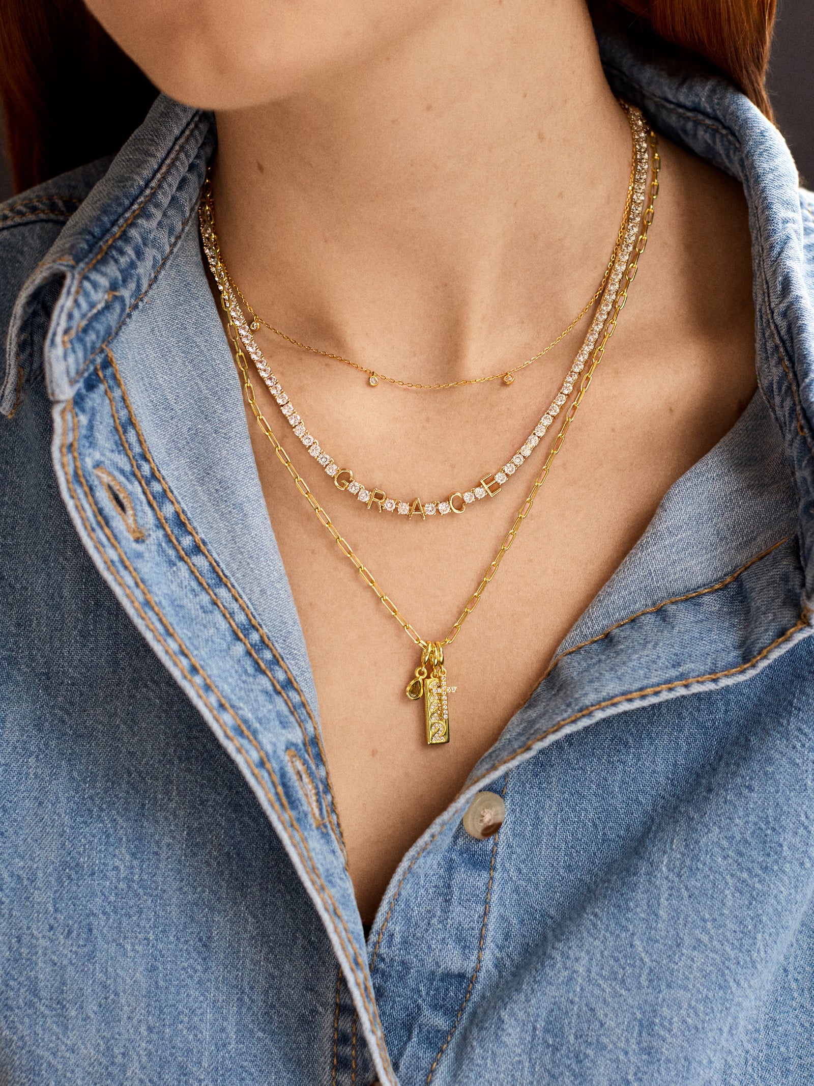 Bennett Custom Tennis Necklace - Standard - Image 2
