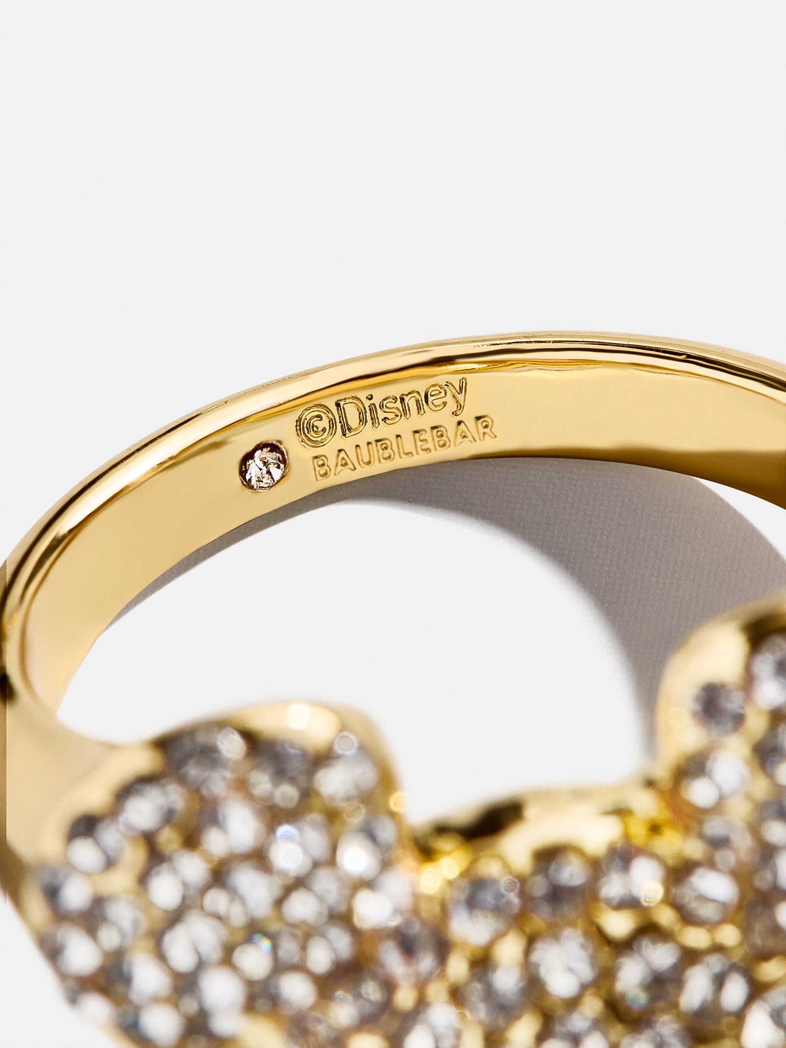 Disney Mickey Mouse Pav?? Bubble Ring - Gold/Pav?? - Image 3