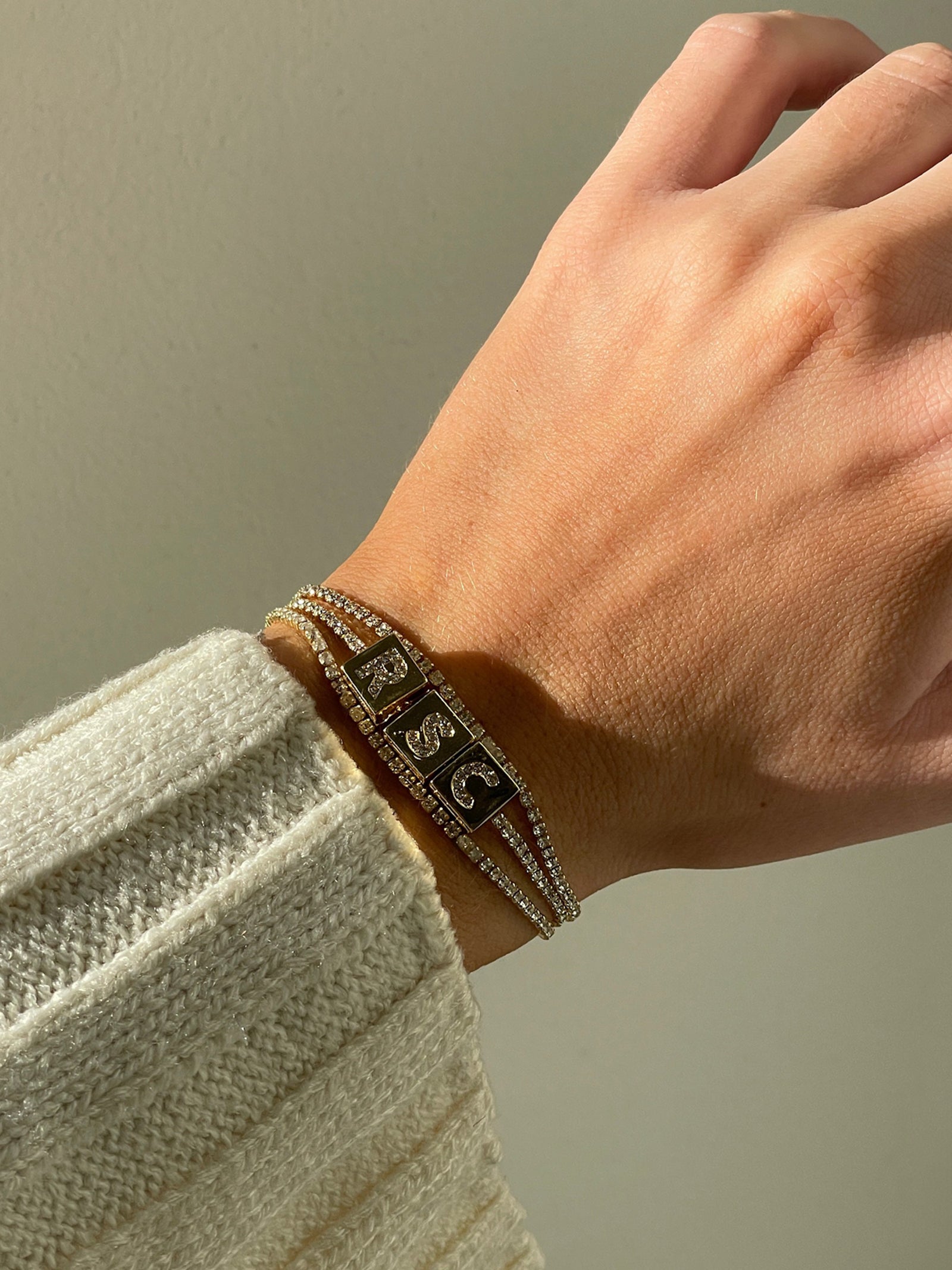 Click & Go Custom Bracelet - Gold/Pav?? - Image 6