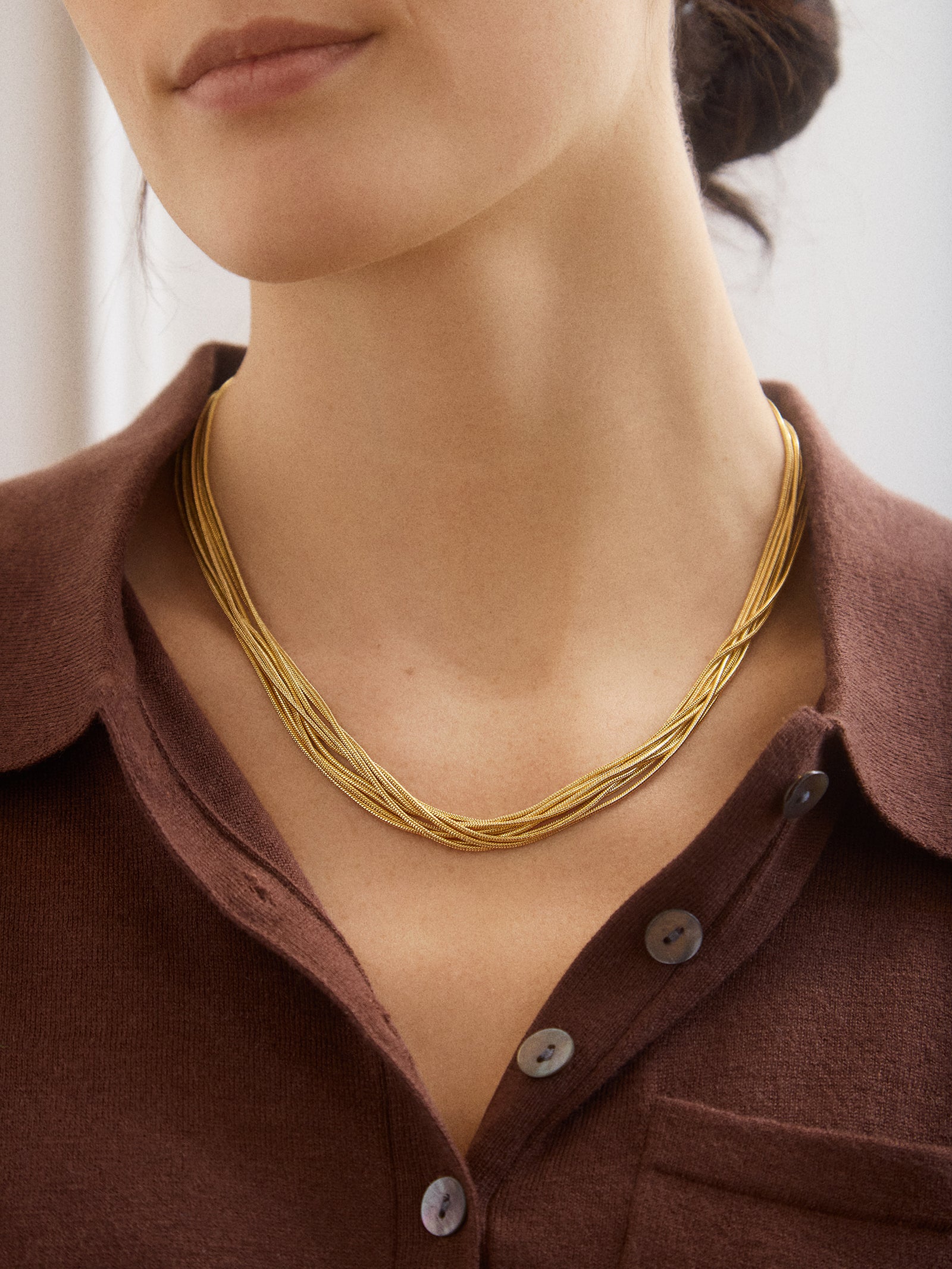 Vanessa Necklace - Gold - Image 2