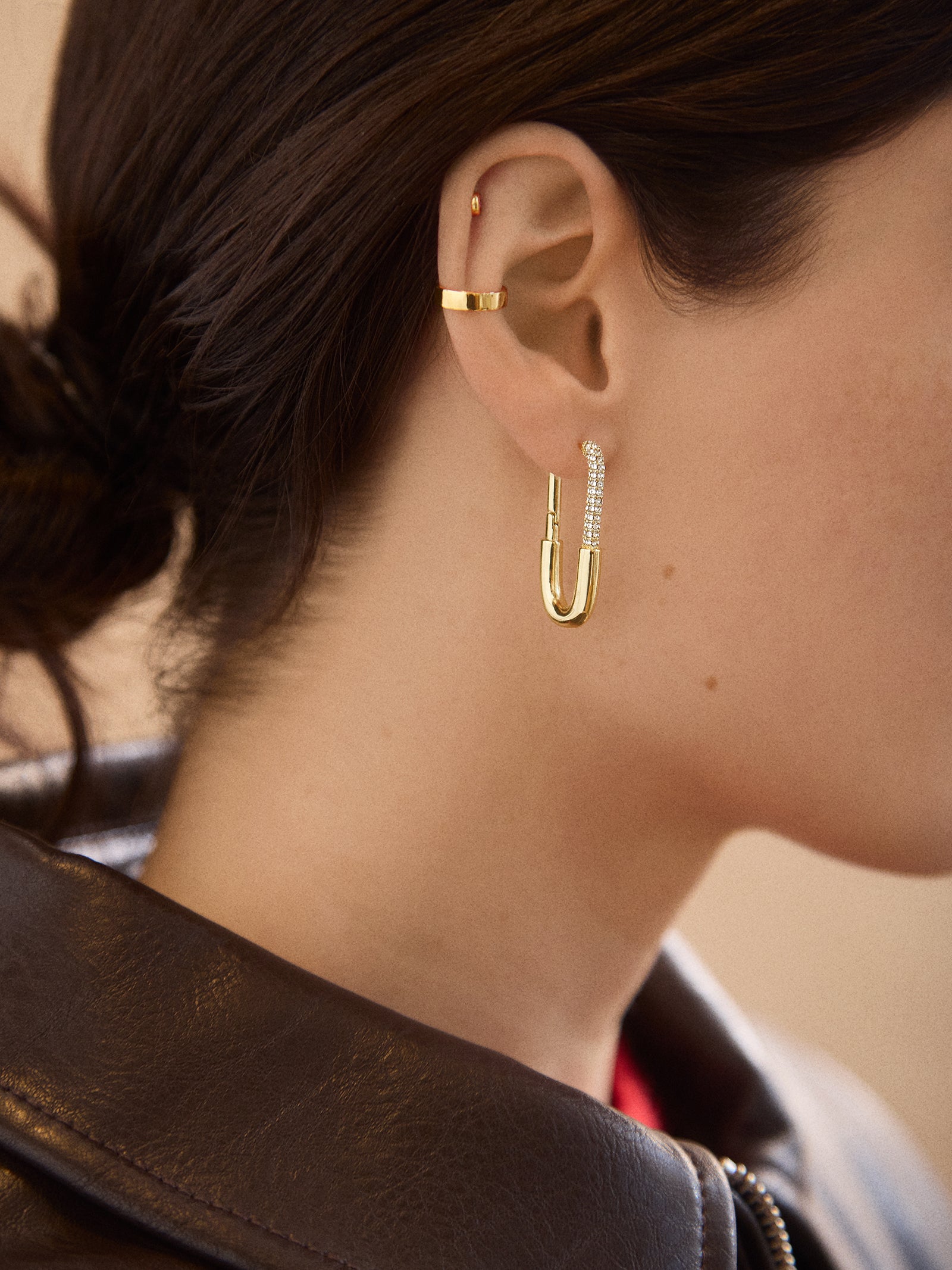 Liza Hoop Earrings - Medium - Image 2