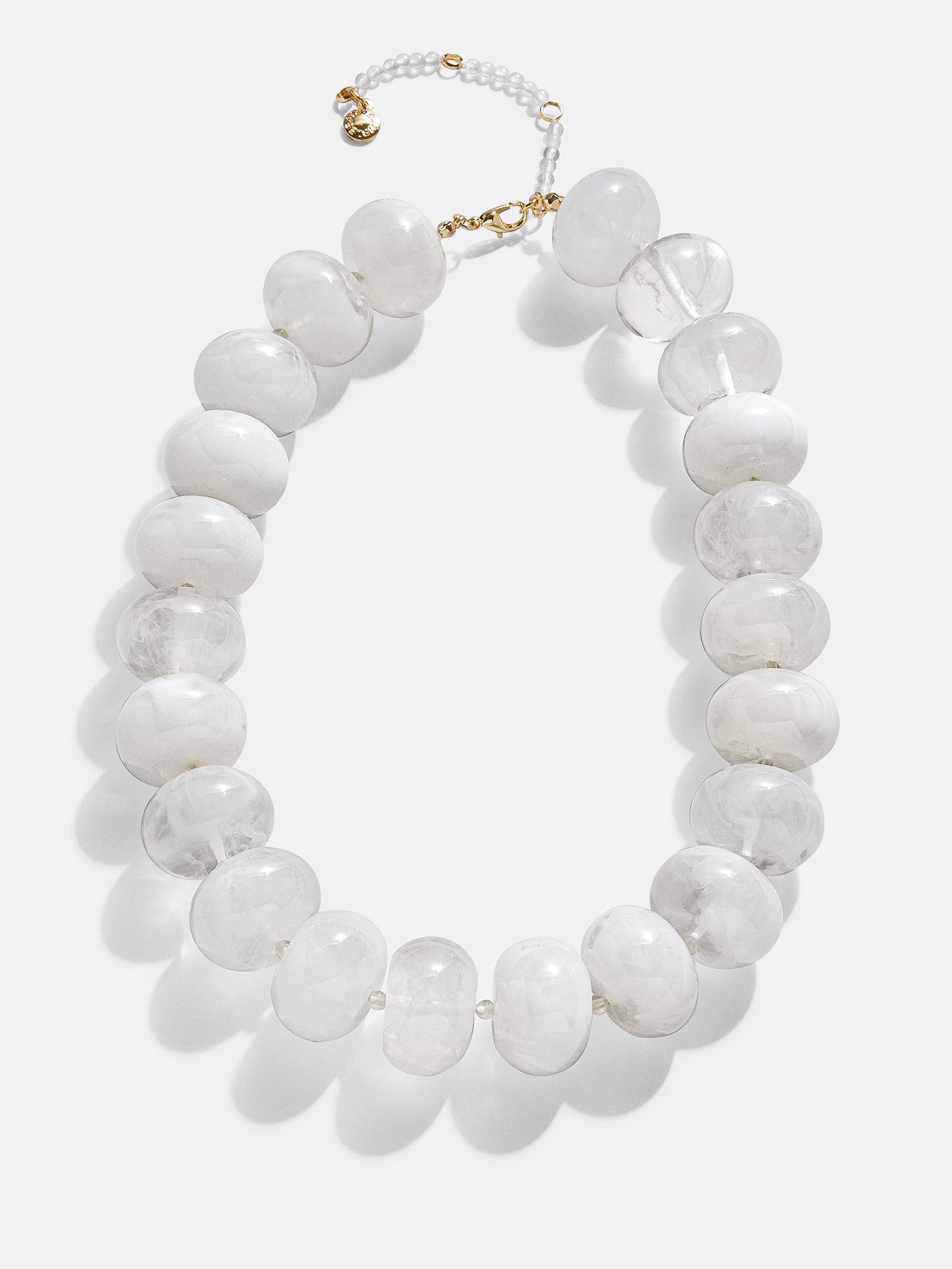 Joan Semi-Precious Necklace - White - Image 3