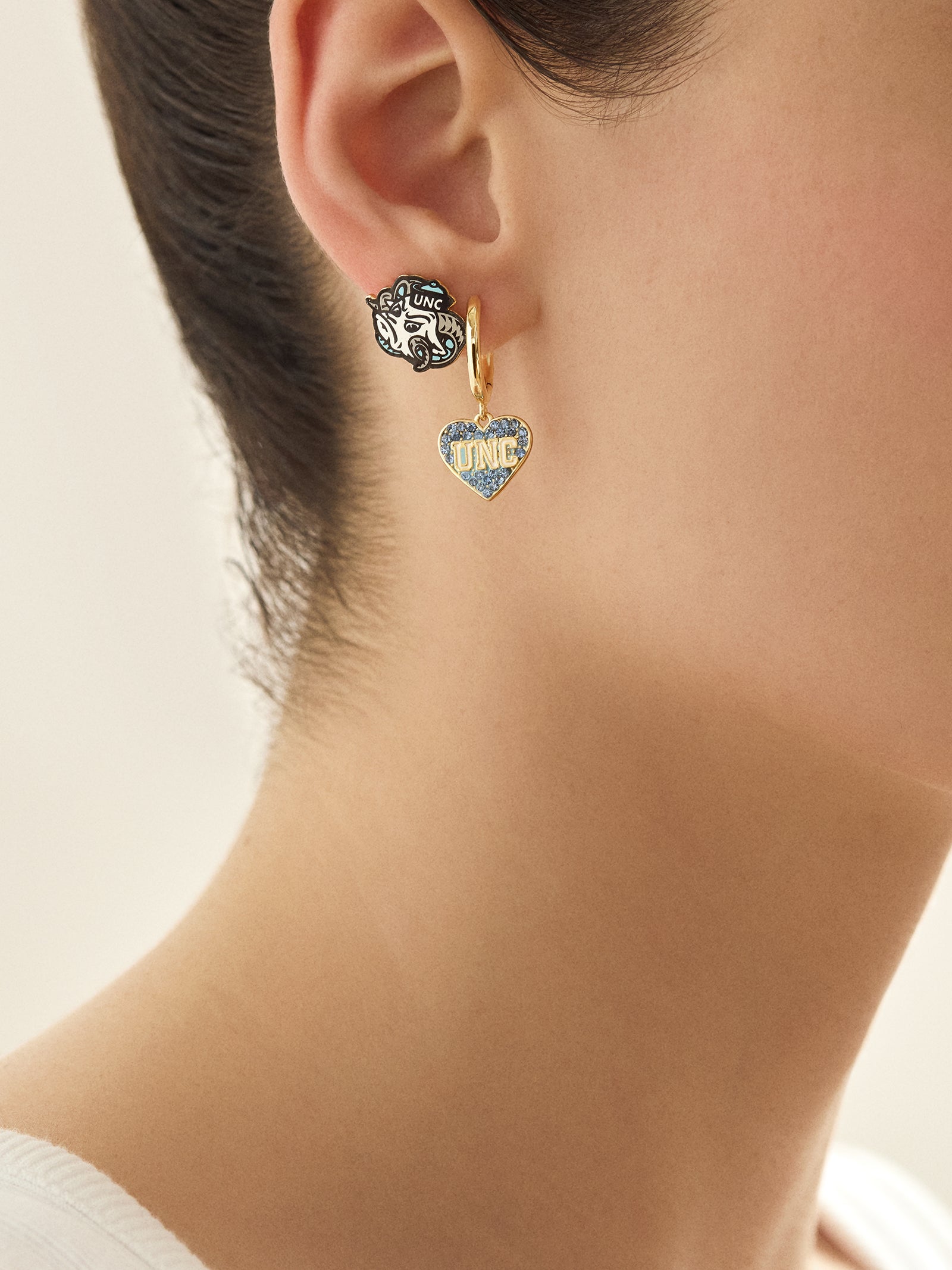 University of North Carolina Earring Set - University of North Carolina - Image 2