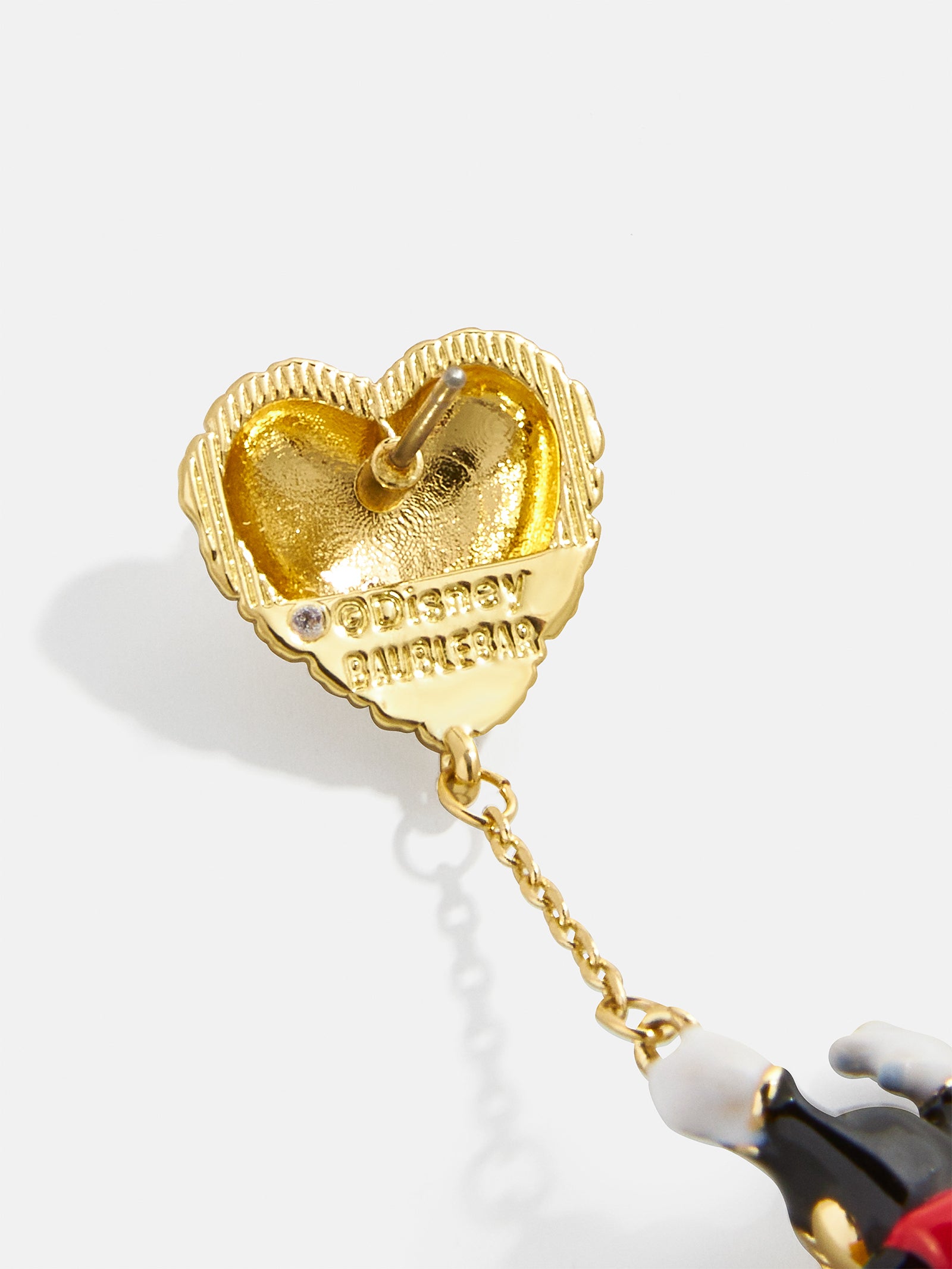 Disney Mickey Mouse Be Mine Earrings - Gold - Image 3