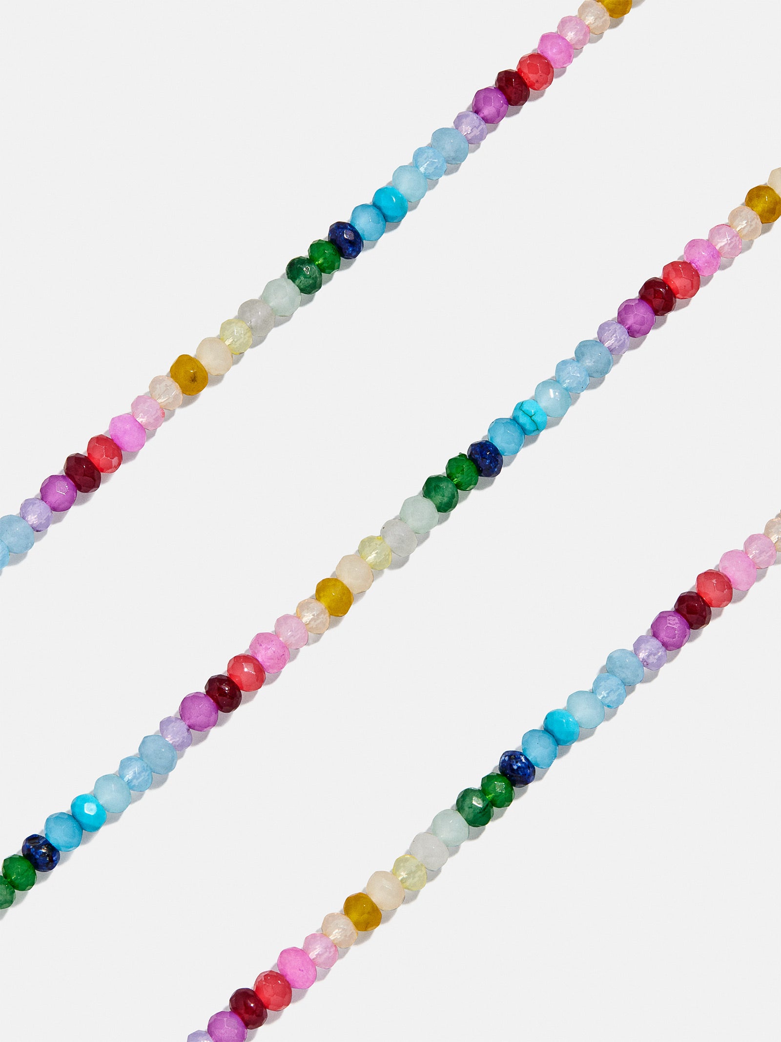 Lena Semi-Precious Layered Necklace - Multi - Image 3