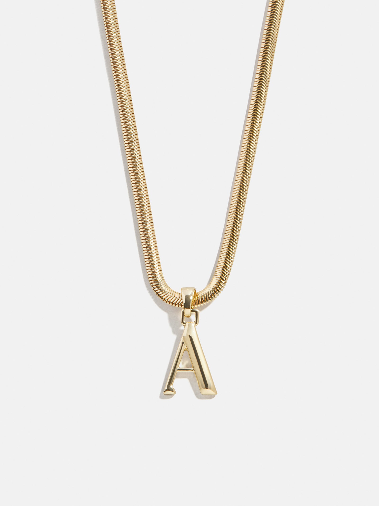 Gia Initial Necklace - Gold - Image 3