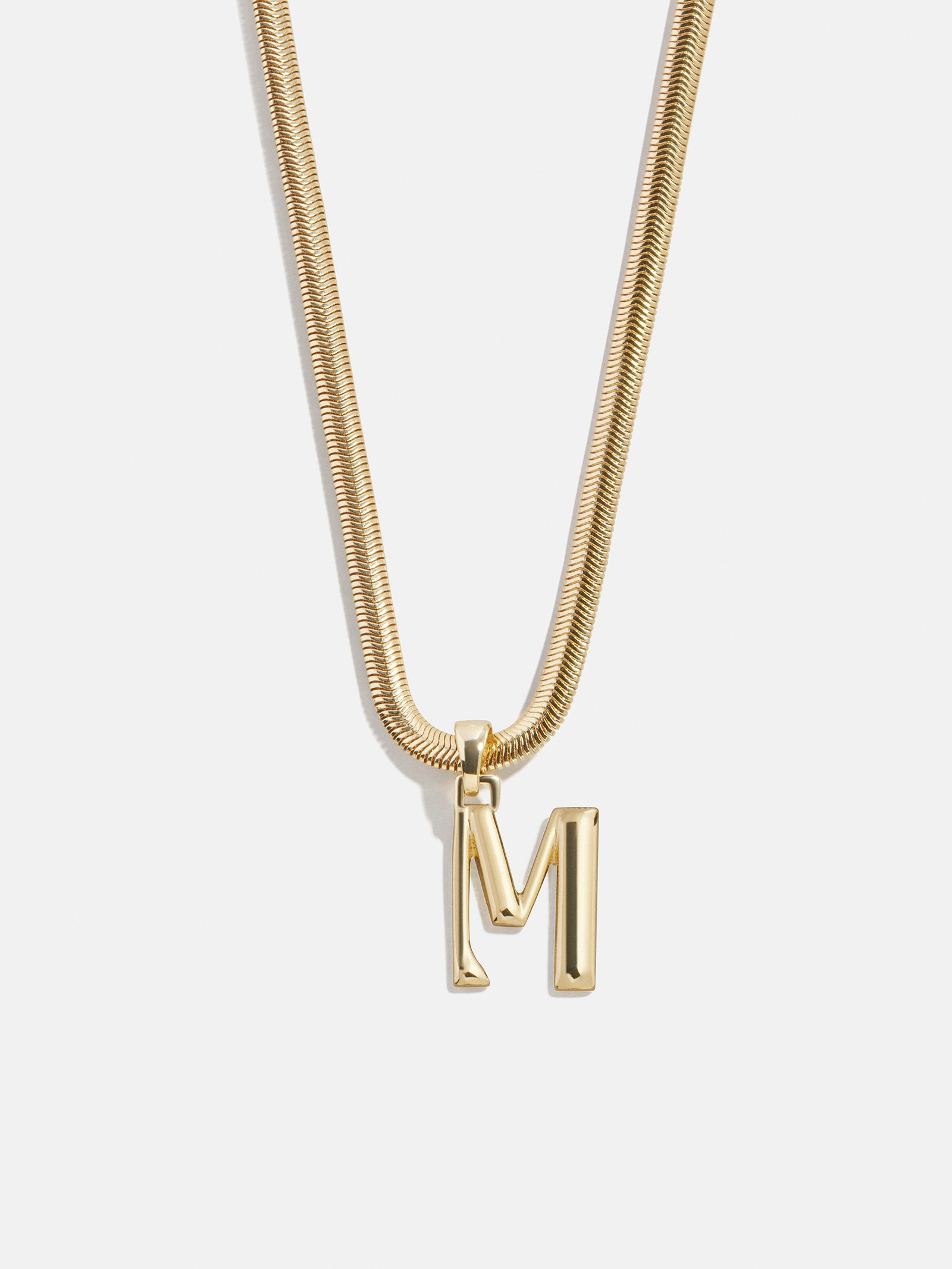 Gia Initial Necklace - Gold - Image 15