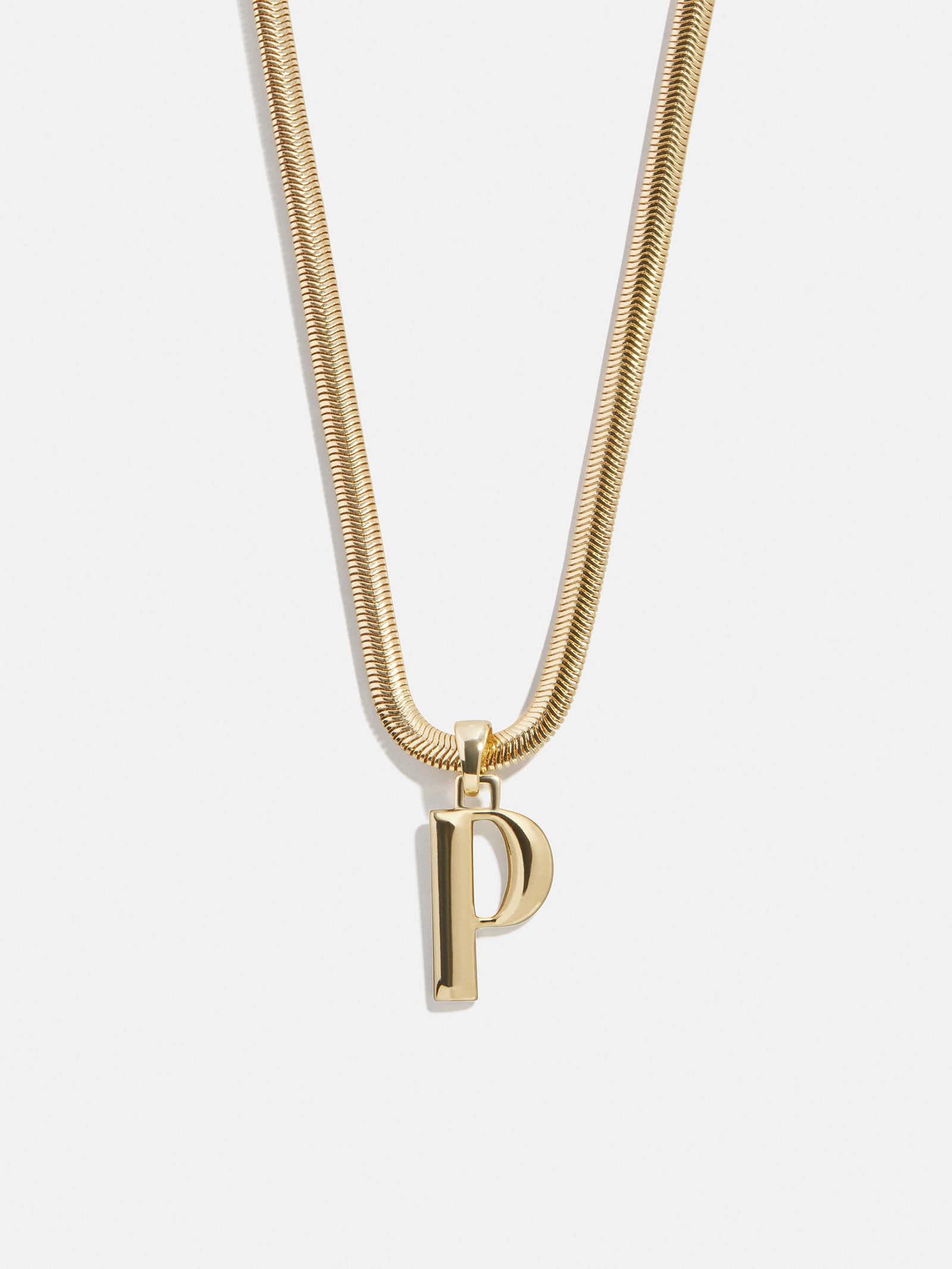 Gia Initial Necklace - Gold - Image 18