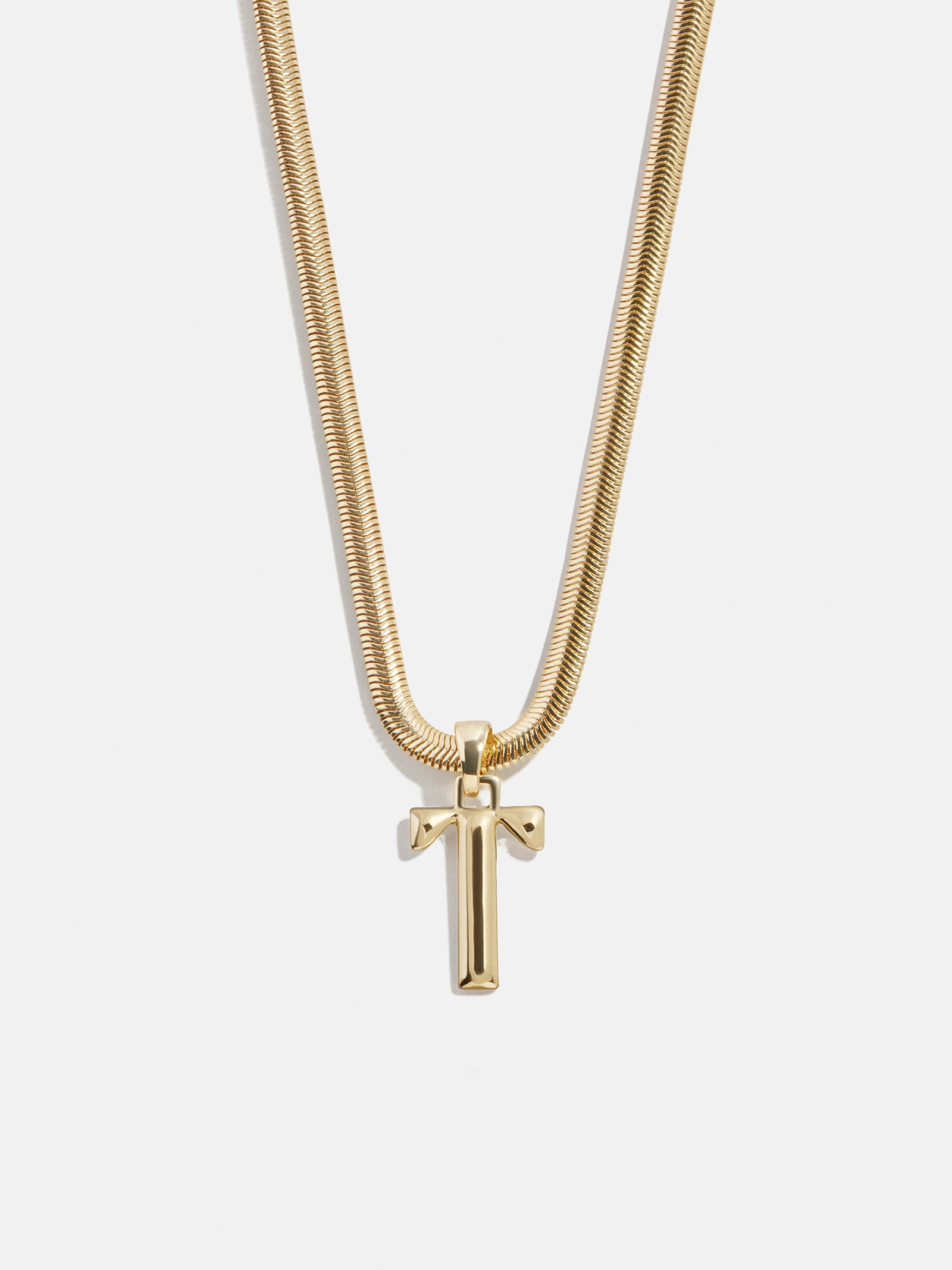 Gia Initial Necklace - Gold - Image 21
