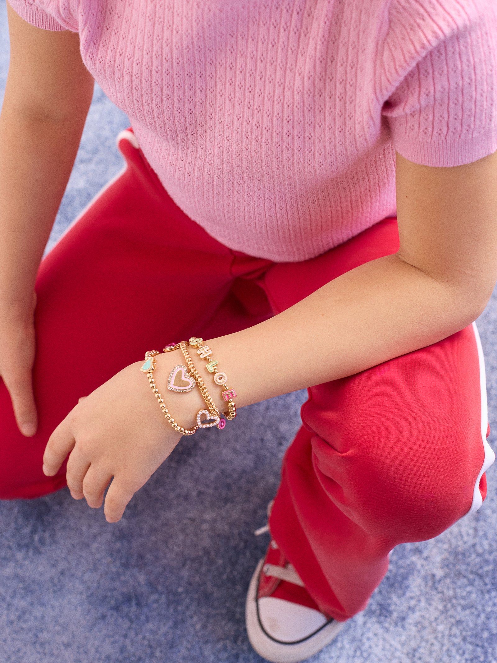 Heart To Resist Kids' Charm Bracelet - Heart - Image 2