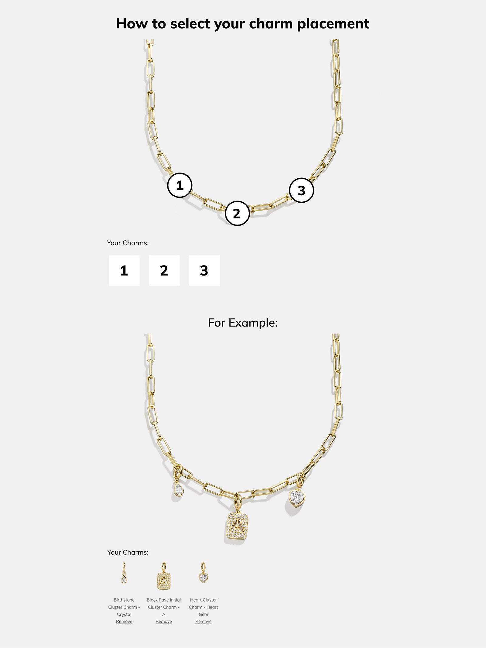 Spaced Custom Charm Necklace - Spaced Charm Necklace - Image 20