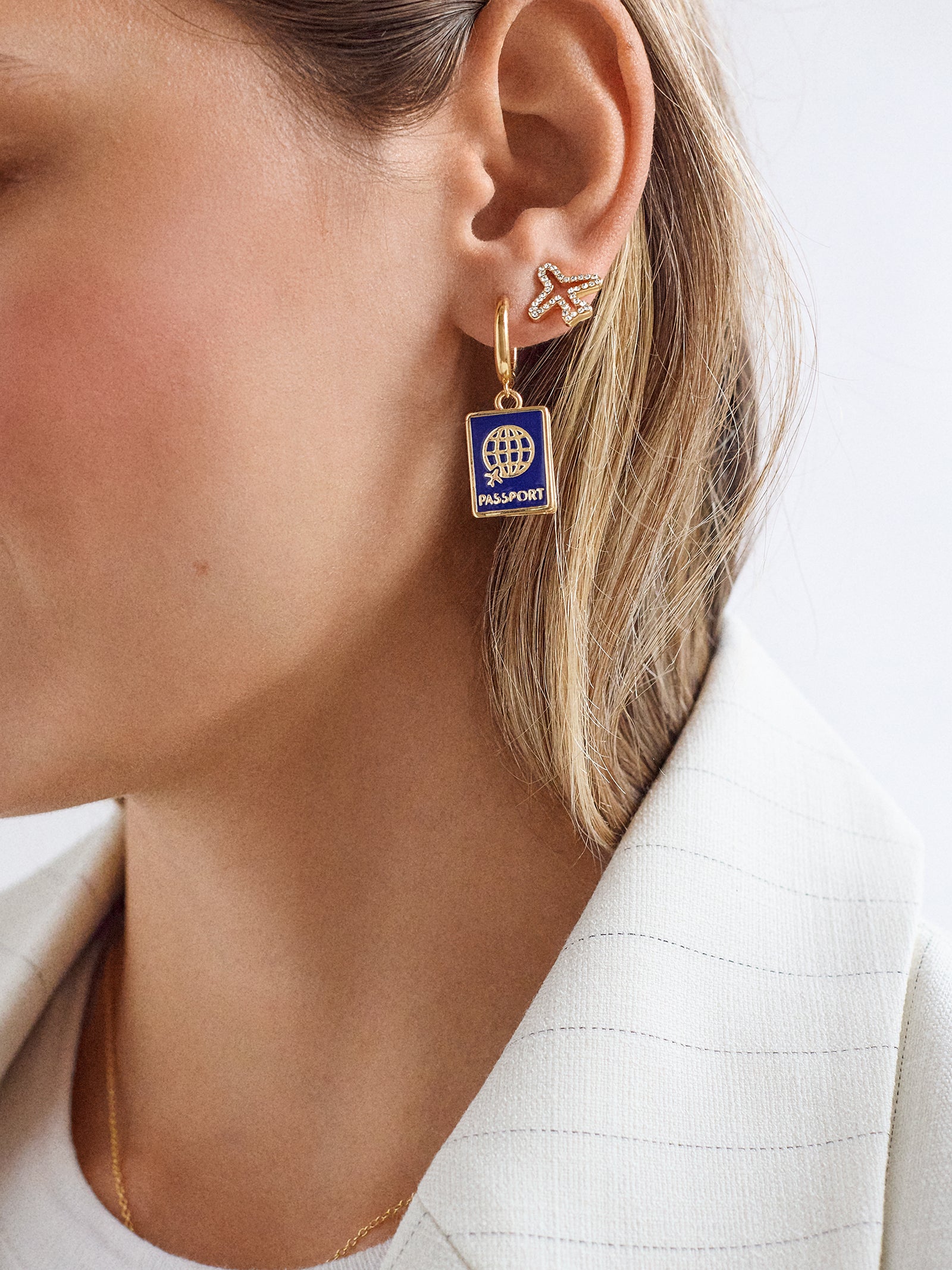 Bon Voyage Earring Set - Passport - Image 2