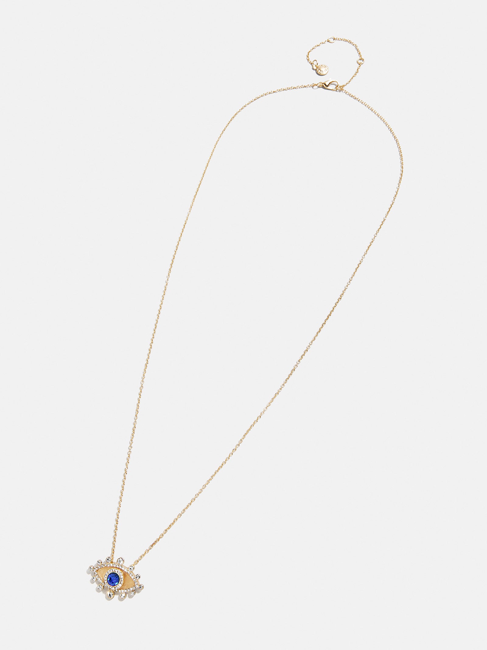 Elena Evil Eye Necklace - Gold/Blue - Image 3
