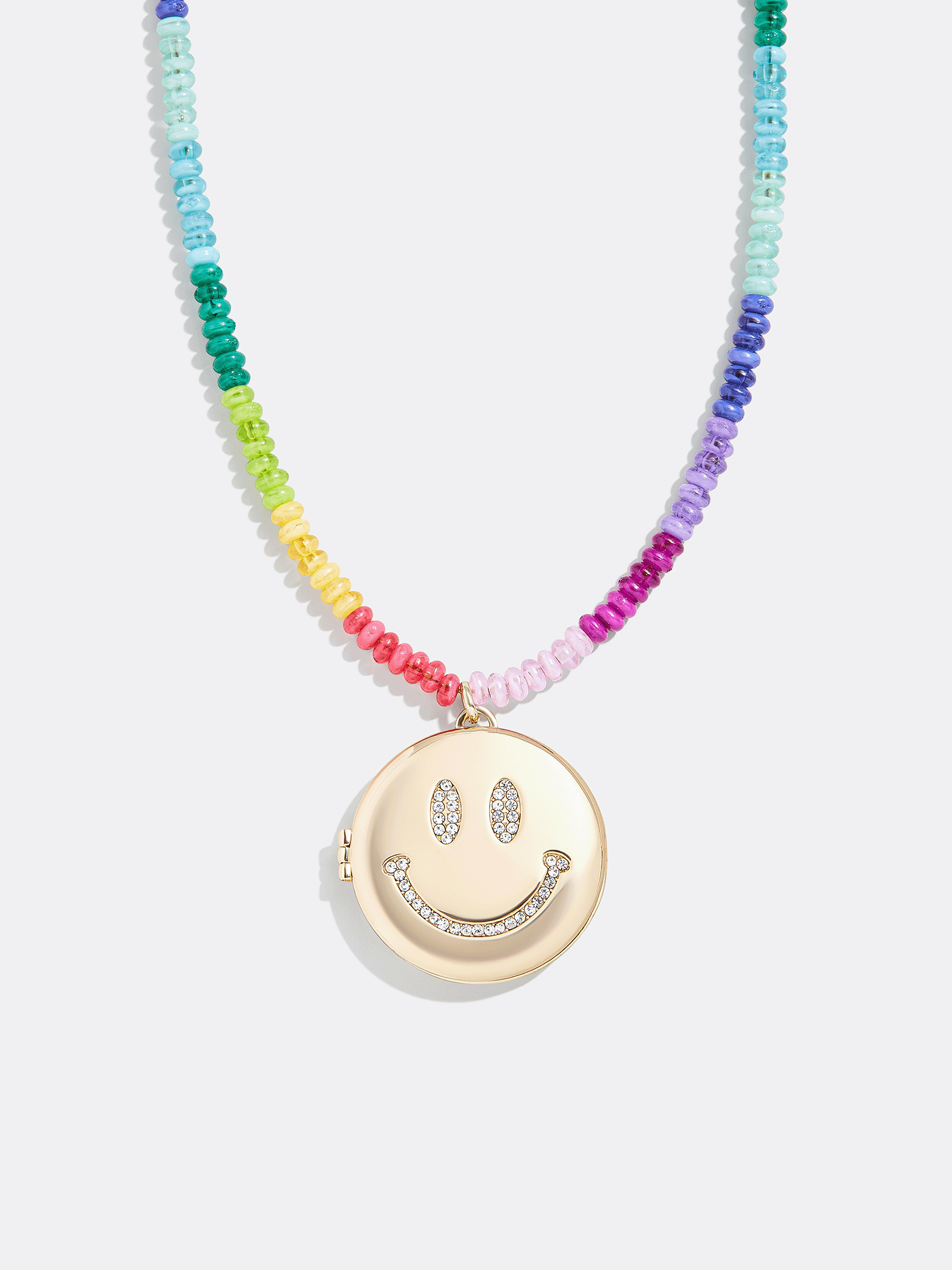 Lil' Smiley Kids' Locket Necklace - Smiley Face