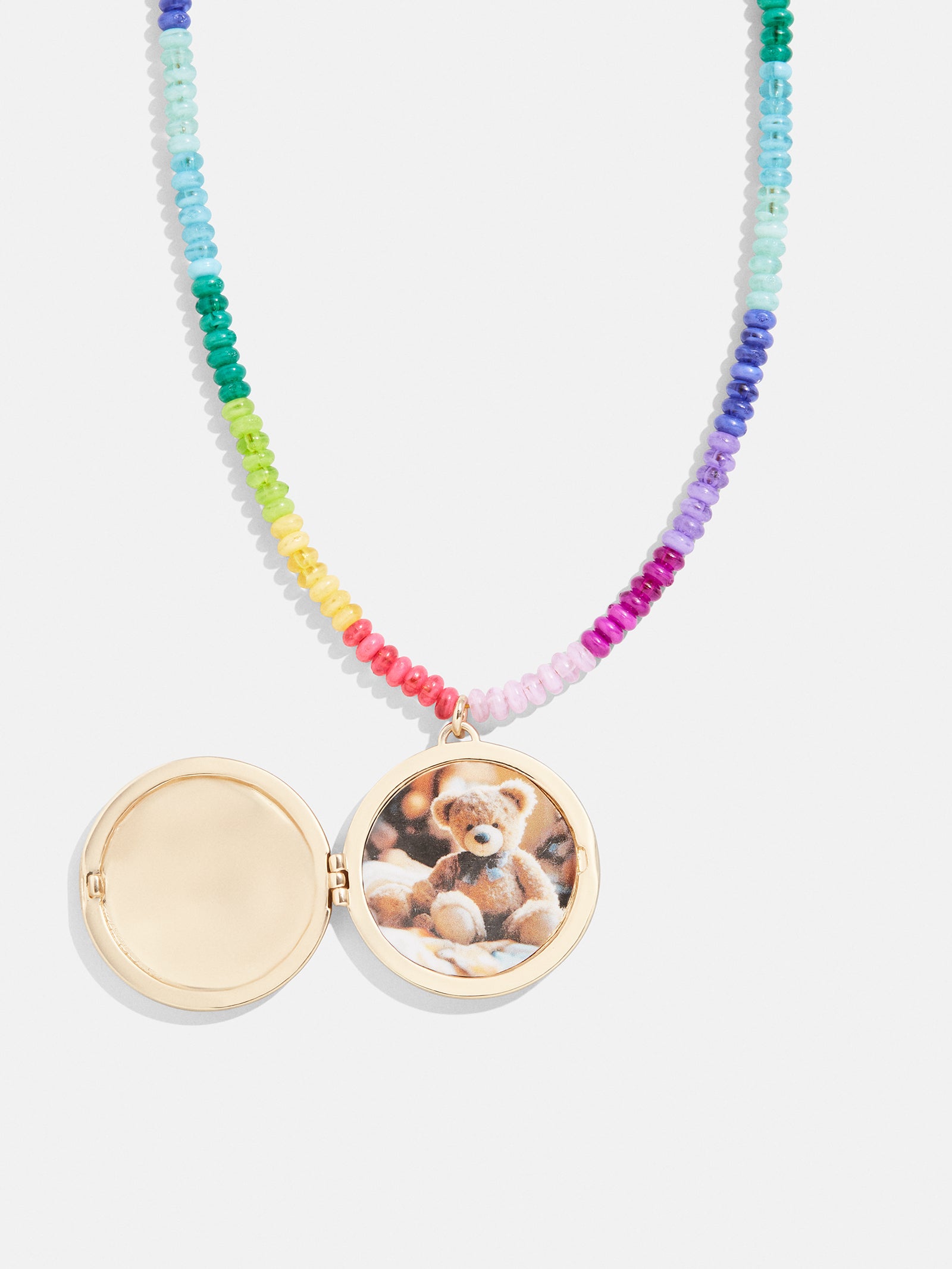 Lil' Smiley Kids' Locket Necklace - Smiley Face - Image 4