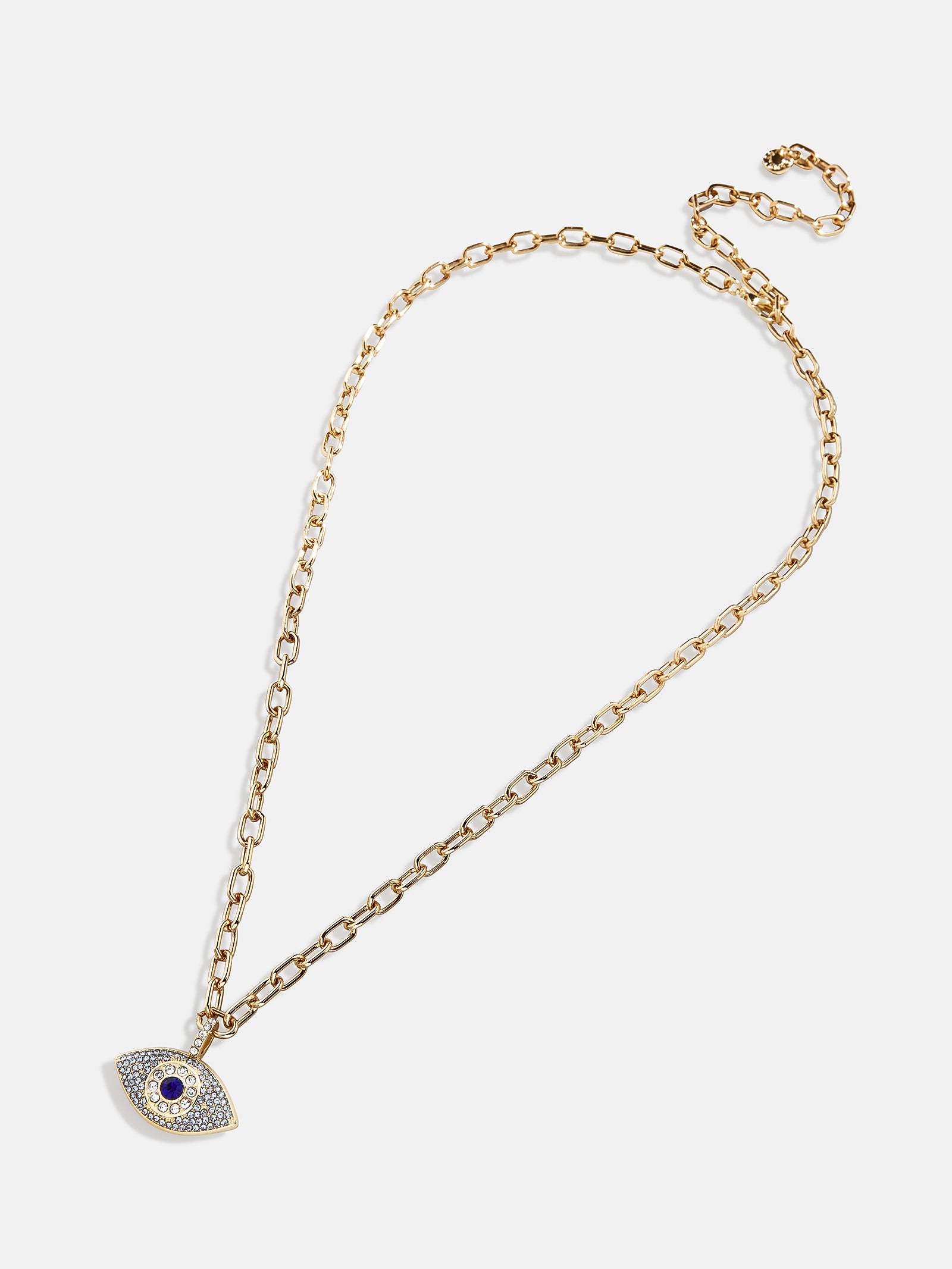 Eyes Out Necklace - Gold/Blue - Image 3