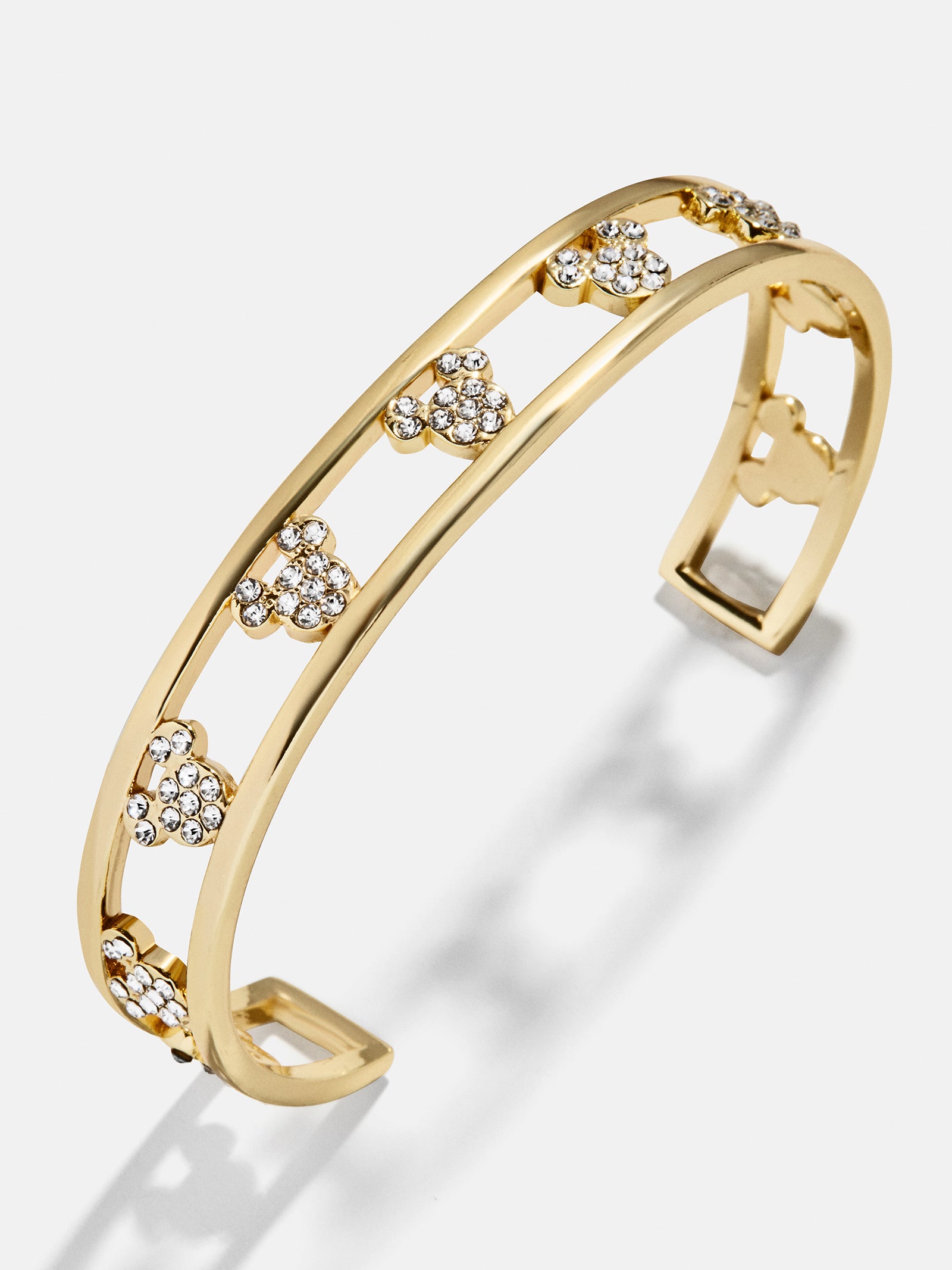Disney Mickey Mouse Cuff Bracelet - Gold/Pav??