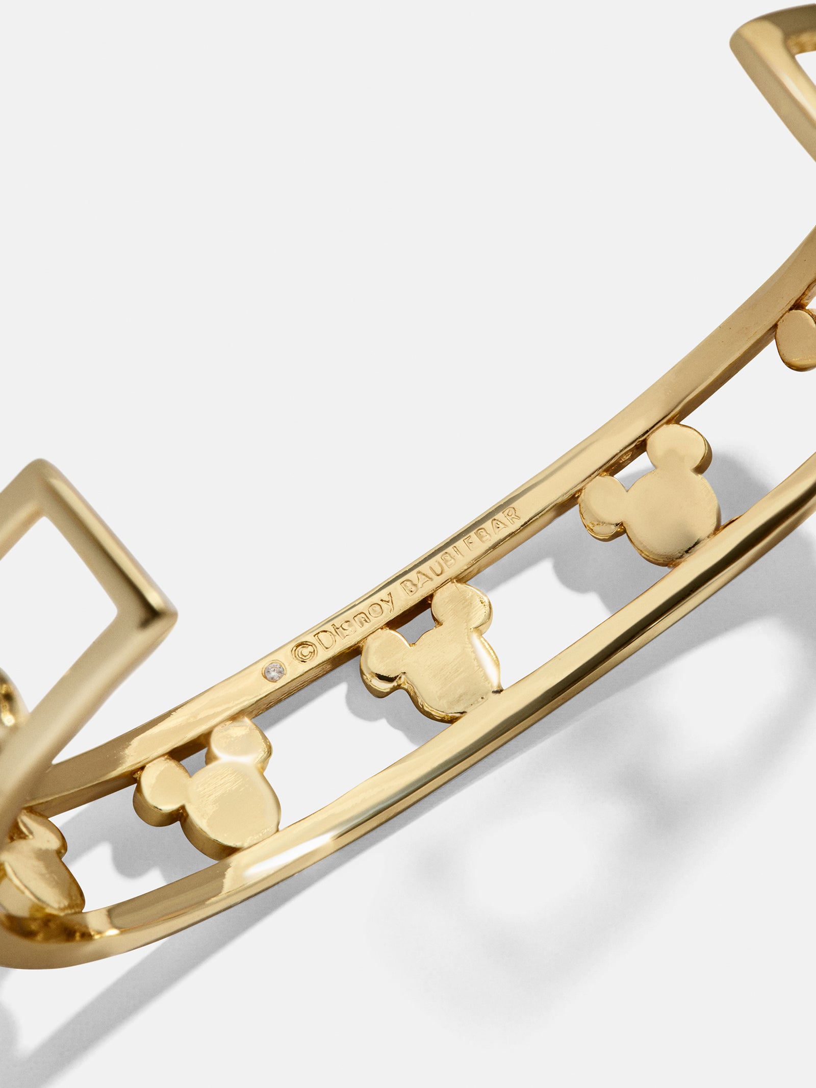Disney Mickey Mouse Cuff Bracelet - Gold/Pav?? - Image 3