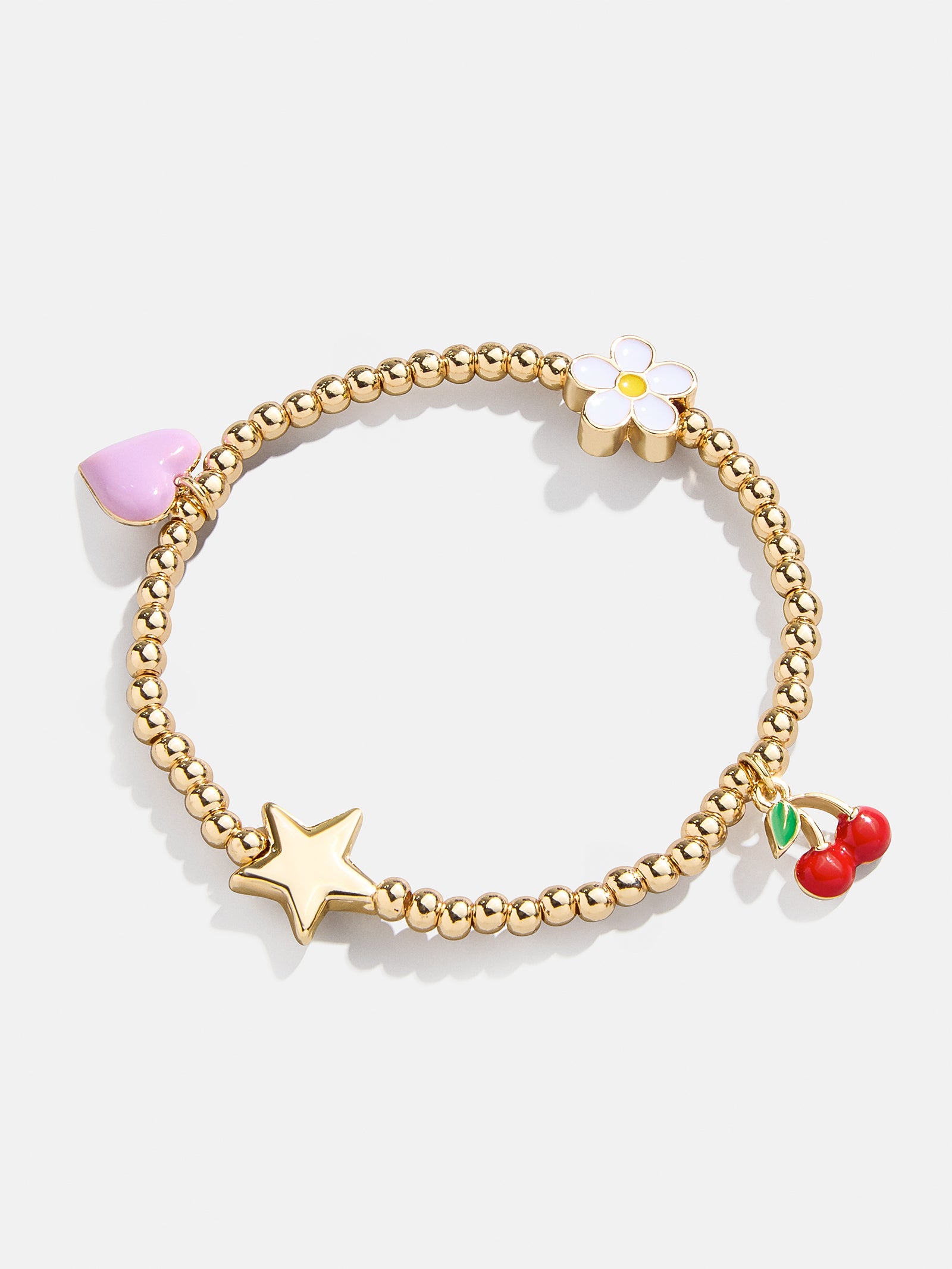 Made You Smile Kids' Charm Bracelet - Cherry - Image 3