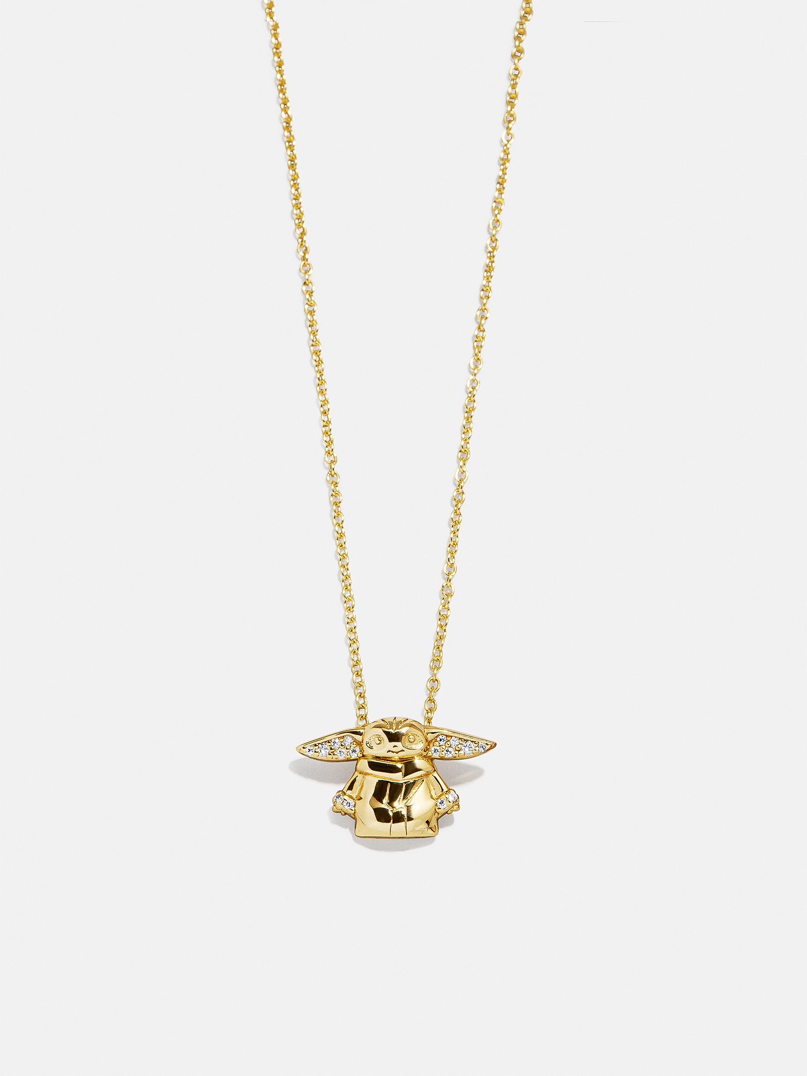 STAR WARS? GROGU? 18K Gold Pendant Necklace - Gold
