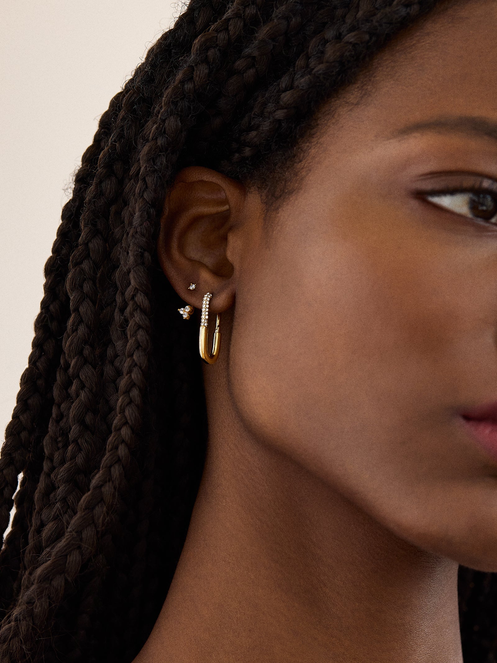 Liza Hoop Earrings - Small - Image 2