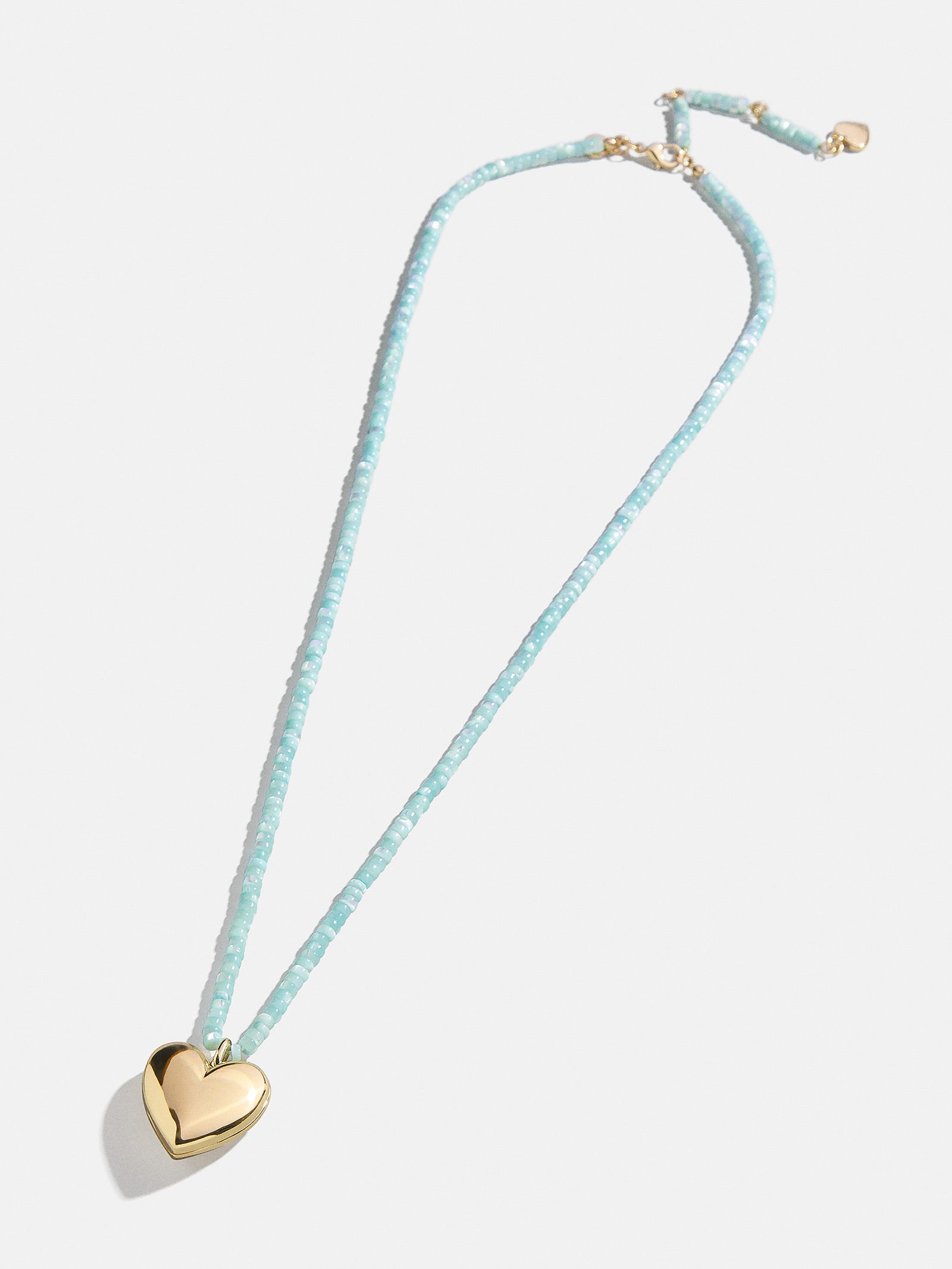 Millie Bubble Heart Necklace - Turquoise - Image 3