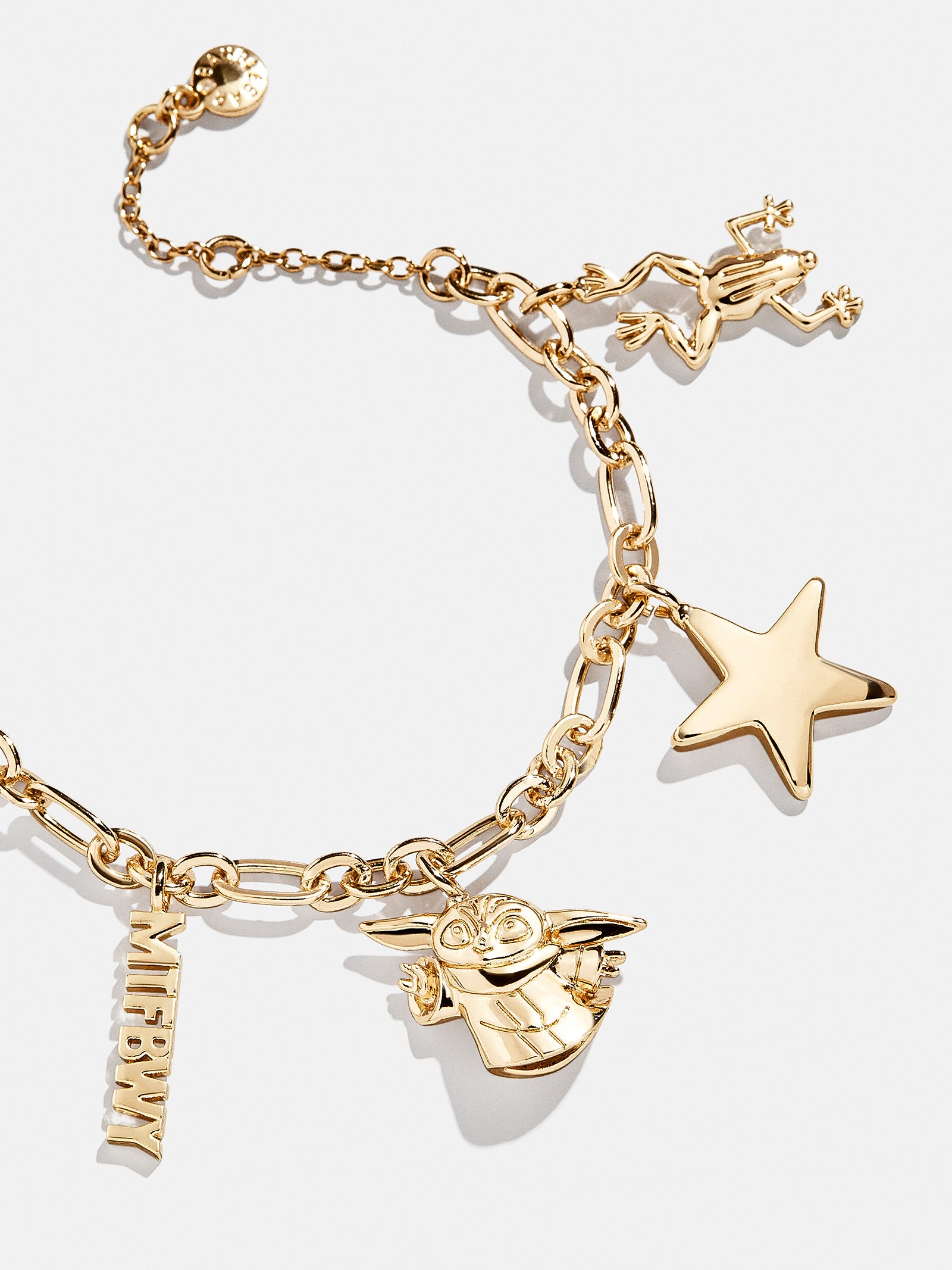 STAR WARS? GROGU? Charm Bracelet - Gold